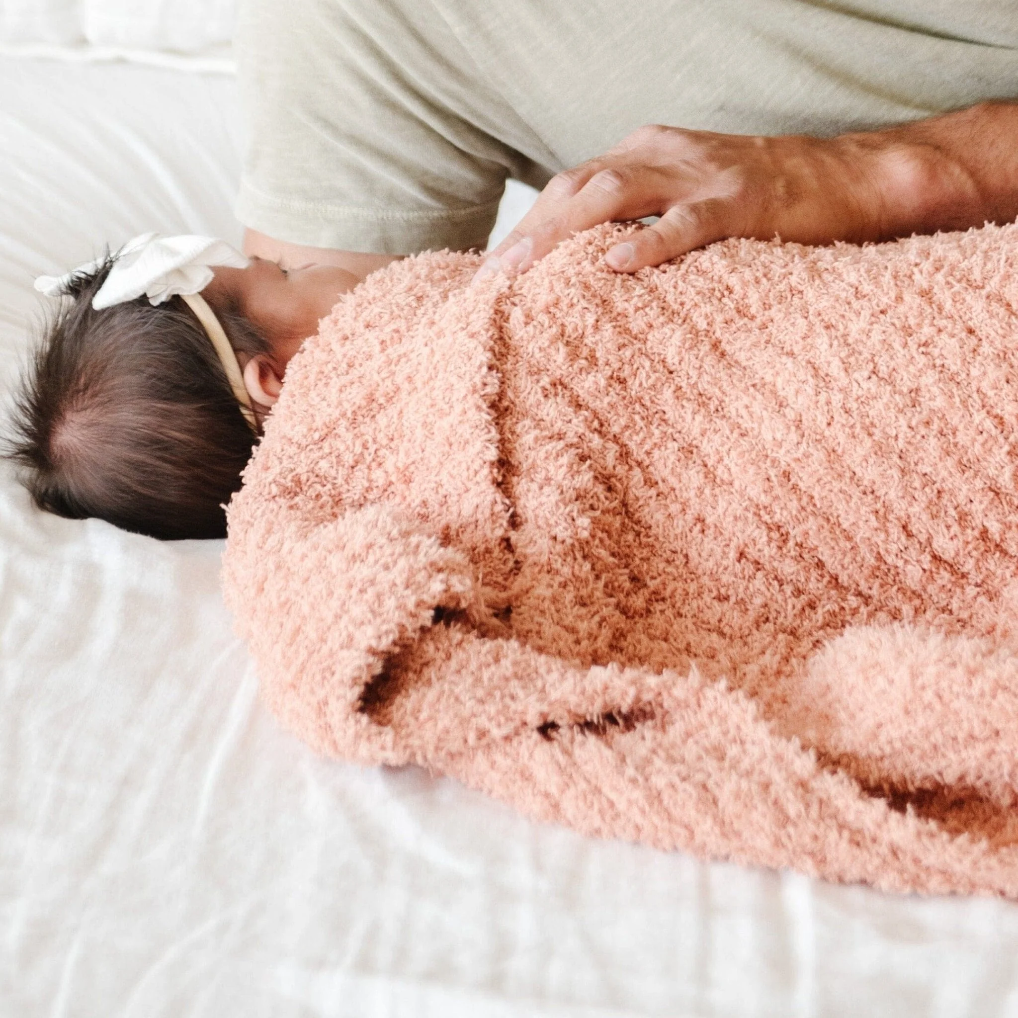 Ribbed Bamboni Mini Baby Blanket - Image 2