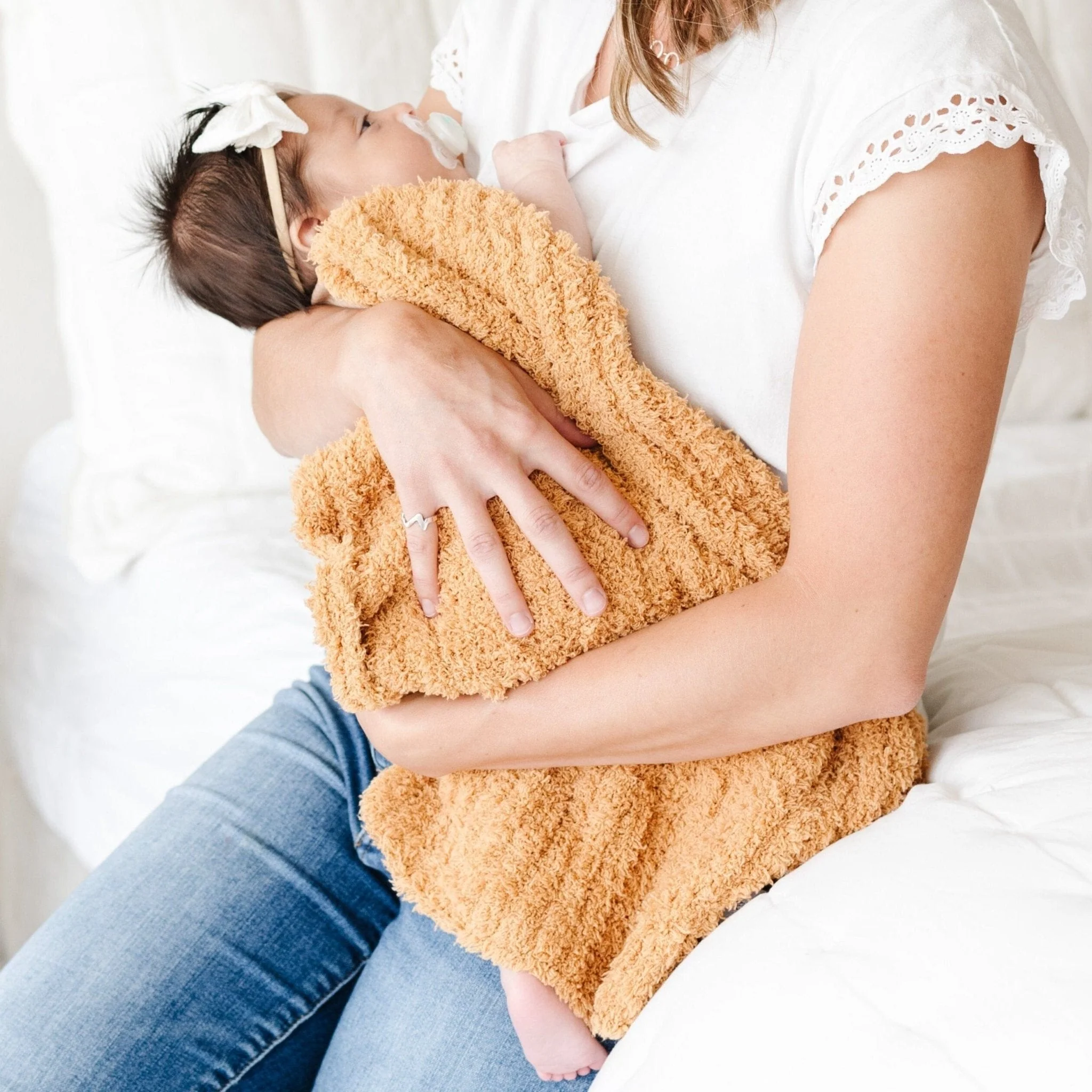 Ribbed Bamboni Mini Baby Blanket - Image 9