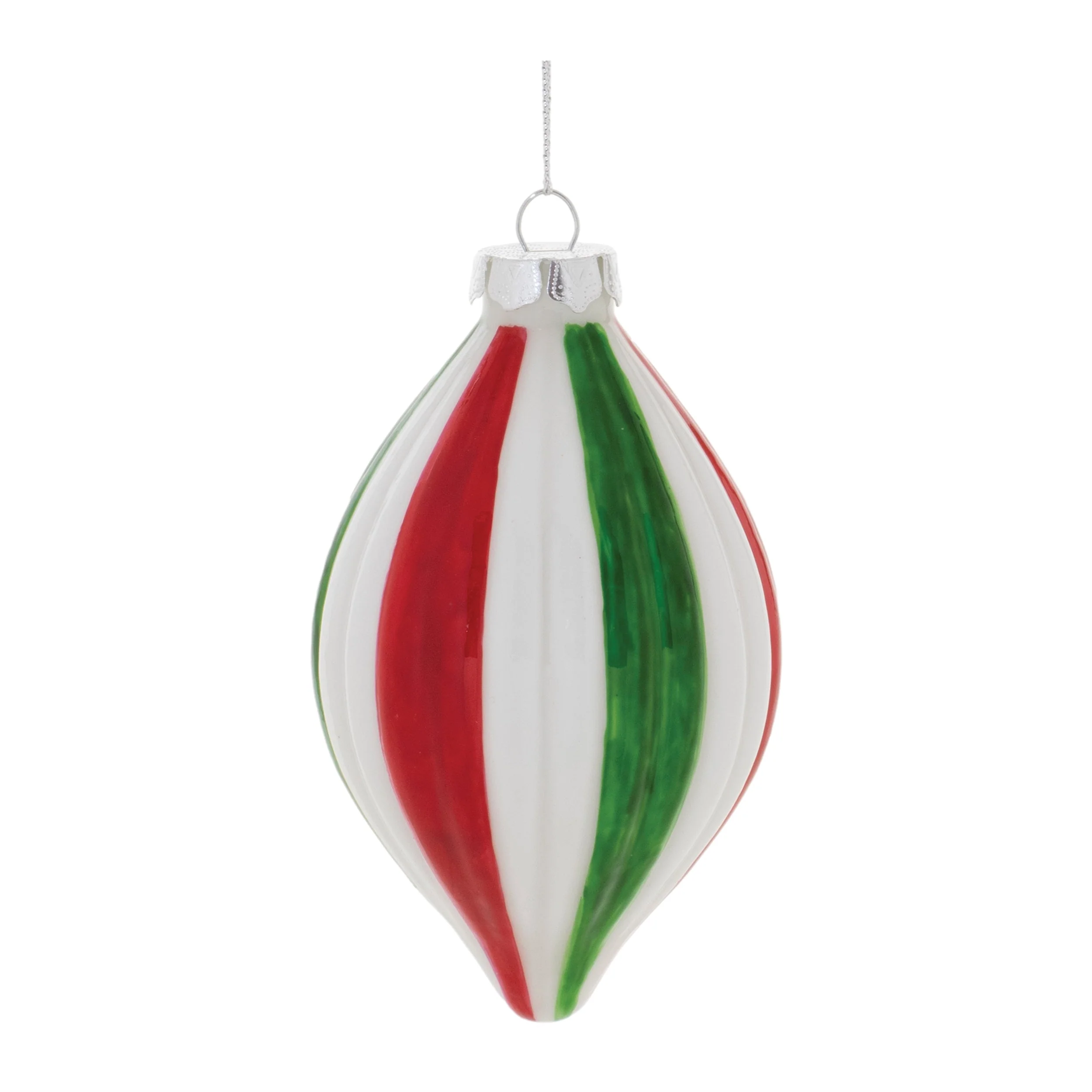 Ribbed Glass Ornament (Set of 12) - Image 9