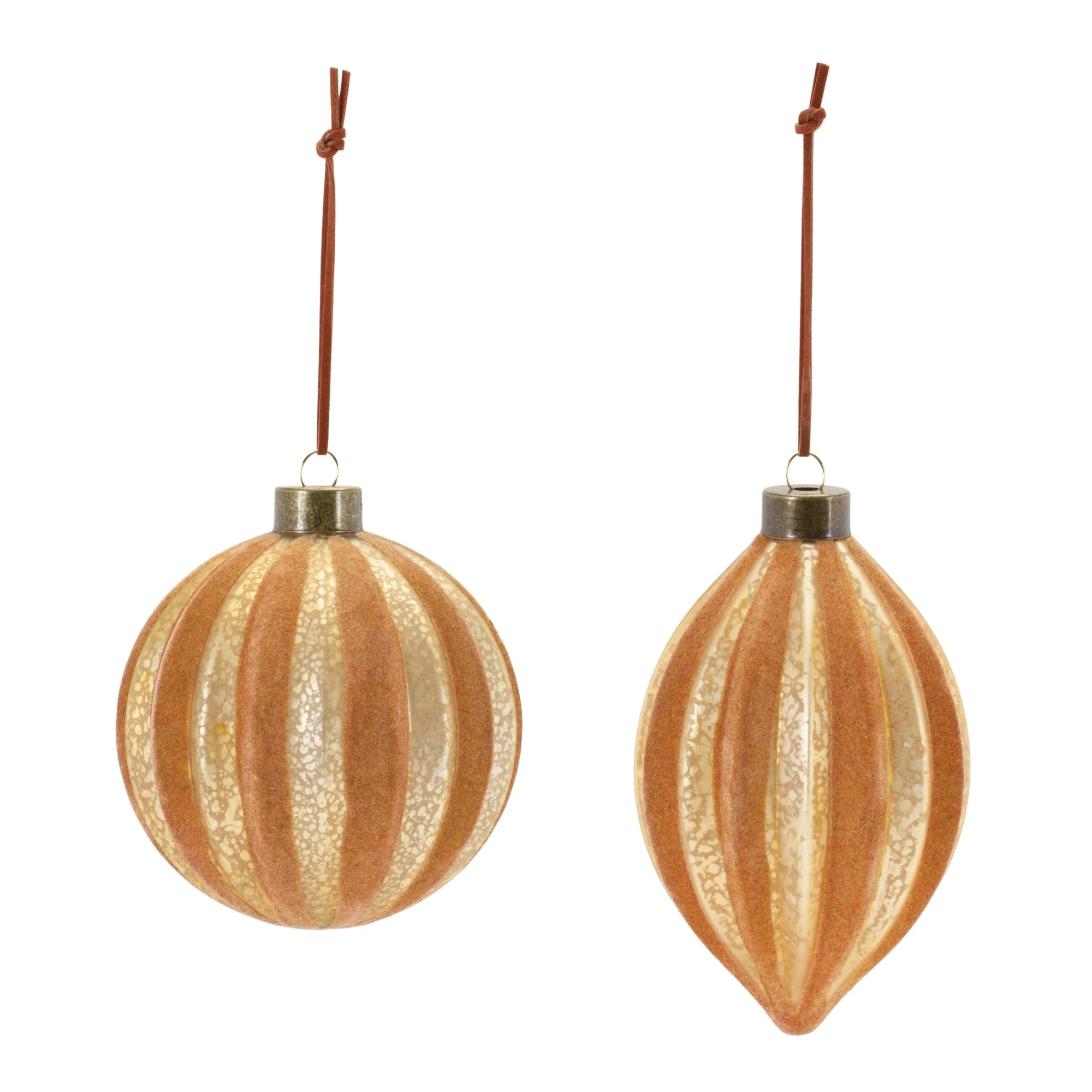 Ribbed Glass Ornamnet (Set of 12) - Image 2