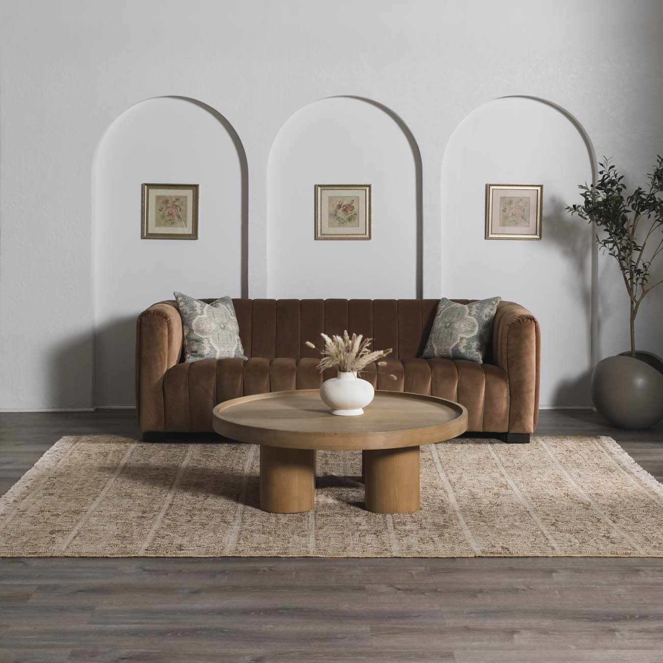 Rice Handcrafted Fringed Jute Carpet - Image 11