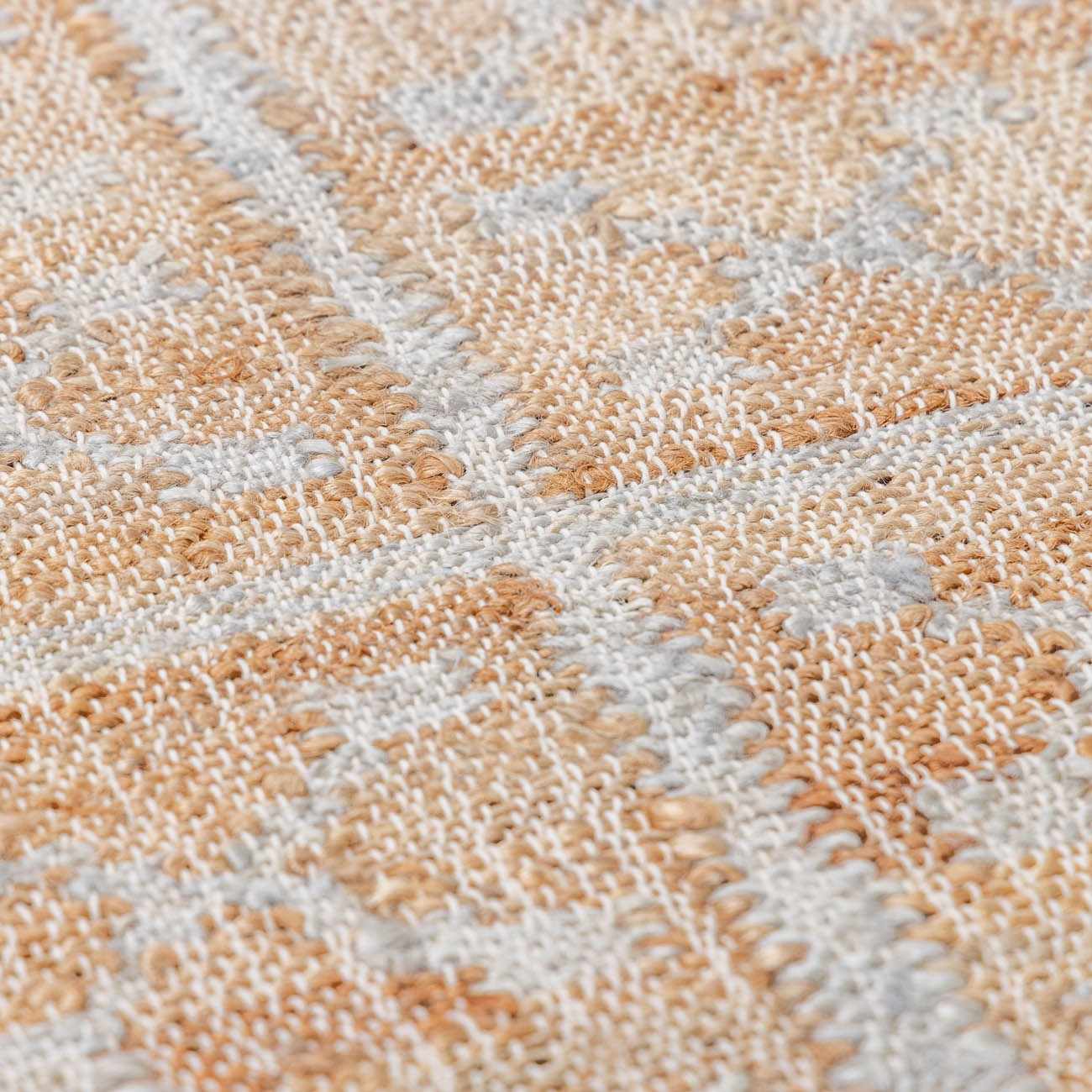 Rice Handcrafted Fringed Jute Carpet - Image 14