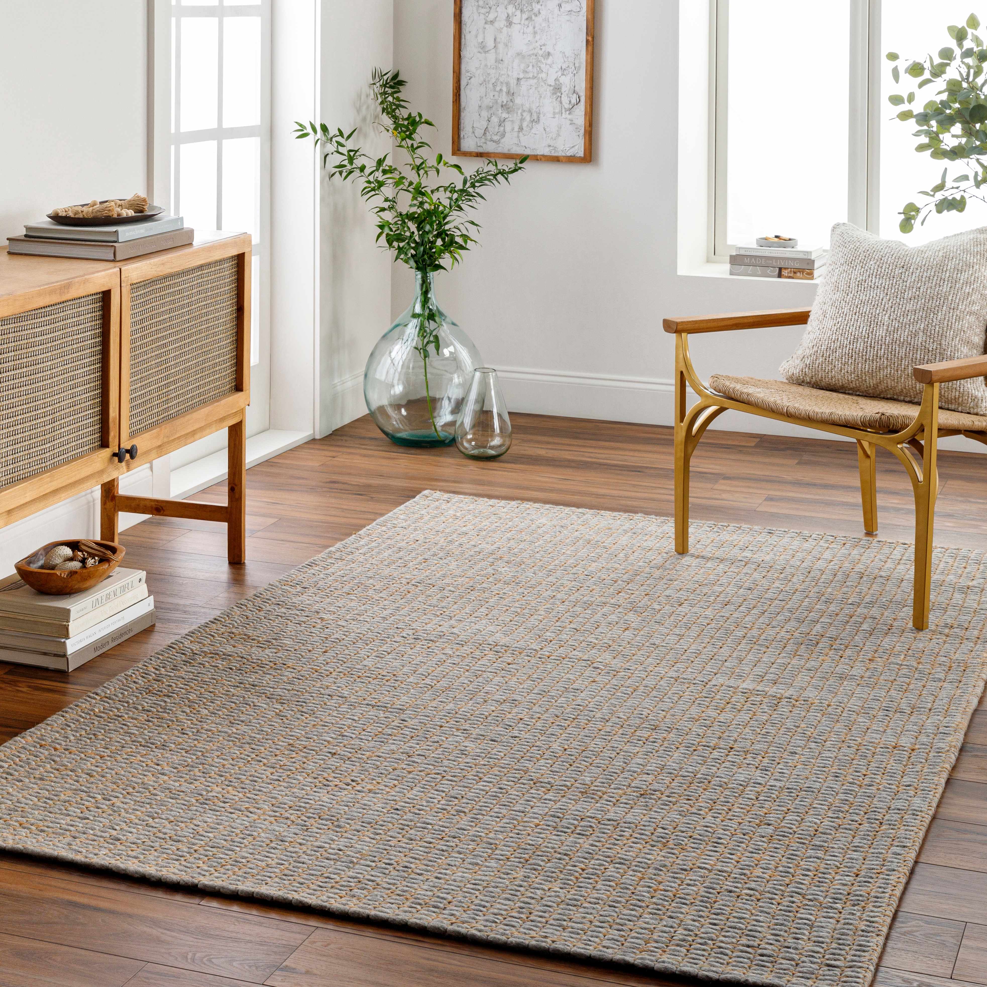 Riki Gray Area Rug - Image 2