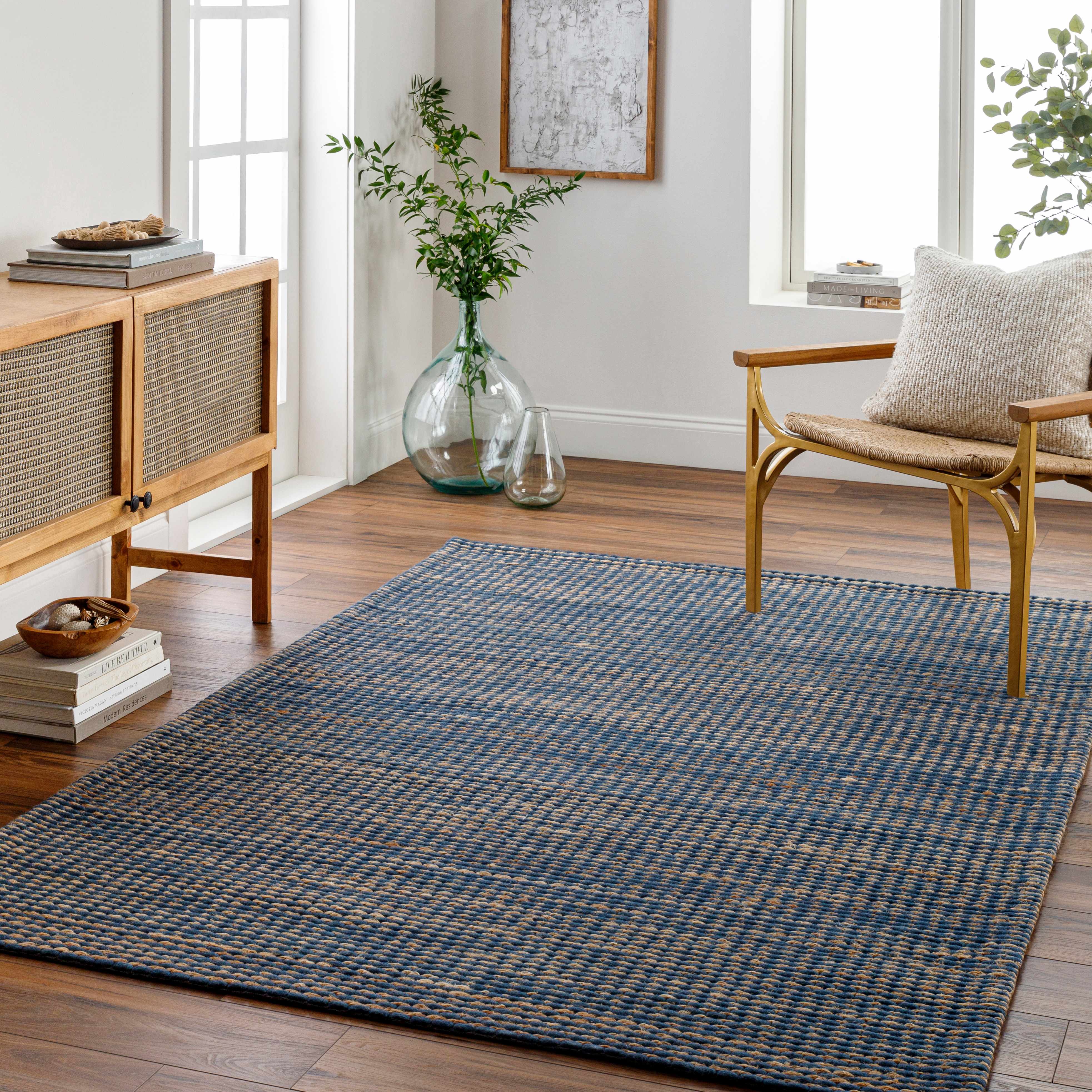 Riki Navy Area Rug - Image 2