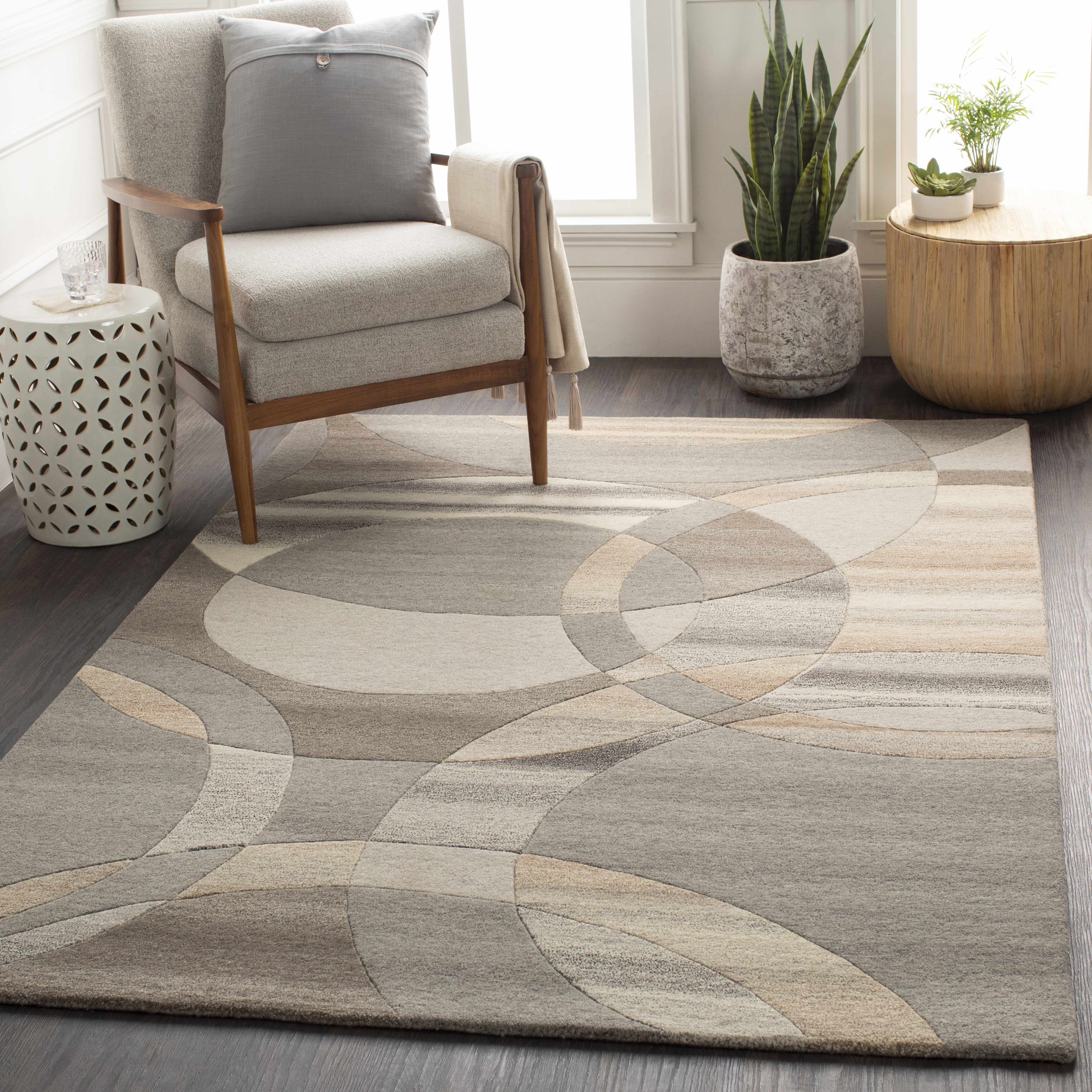 Rillton Modern Wool Rug - Image 2