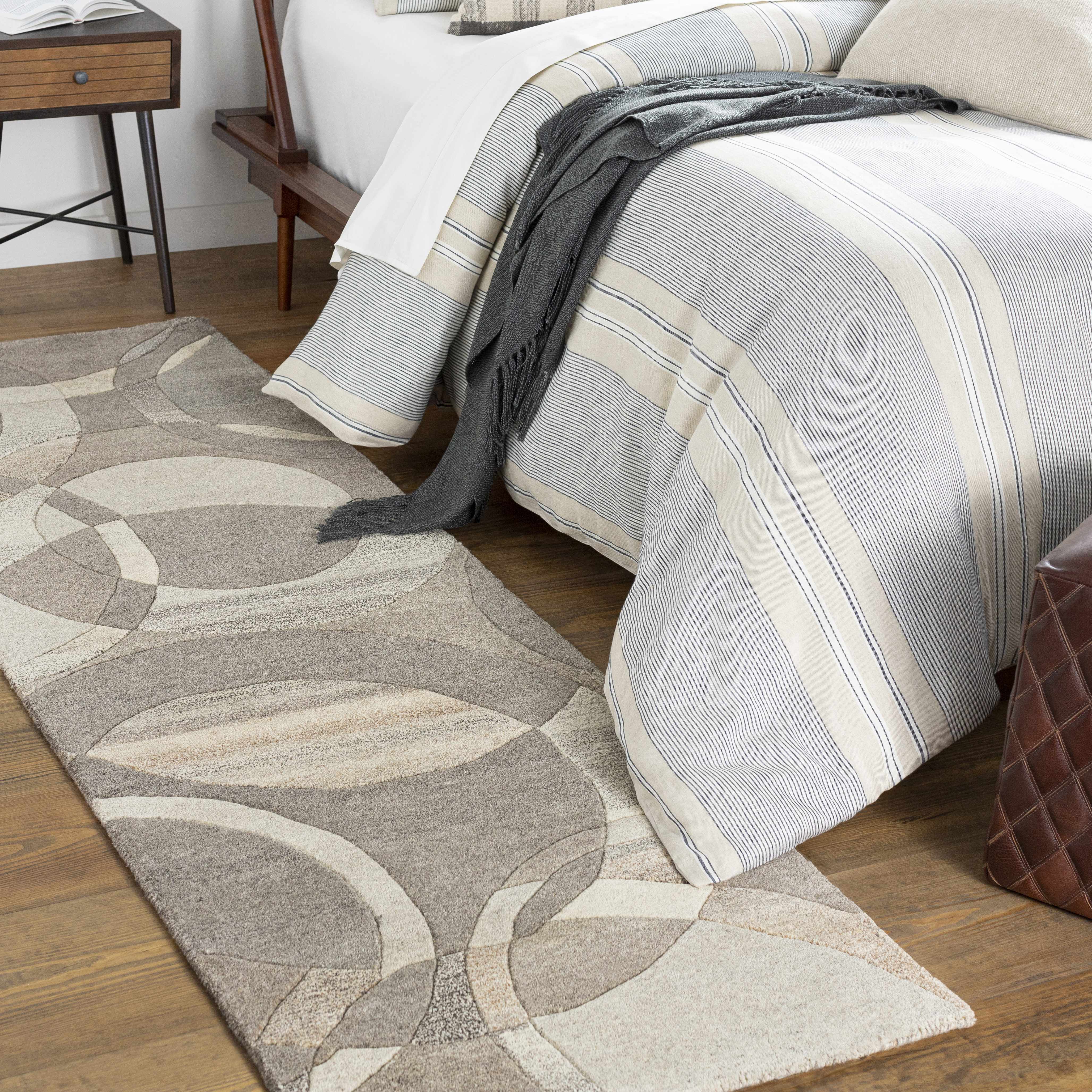 Rillton Modern Wool Rug - Image 3