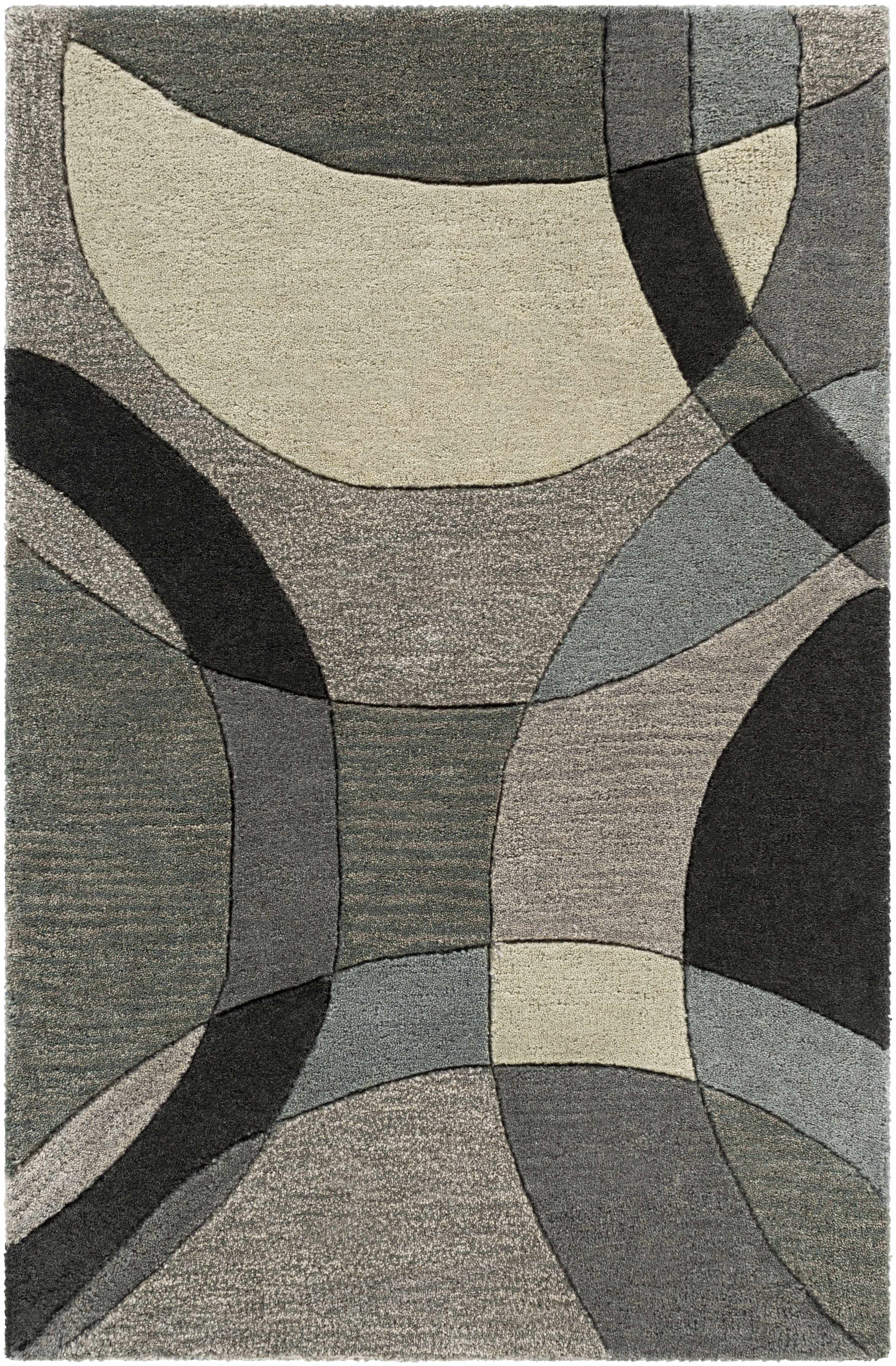 Rilton Gray Wool Carpet - Image 12