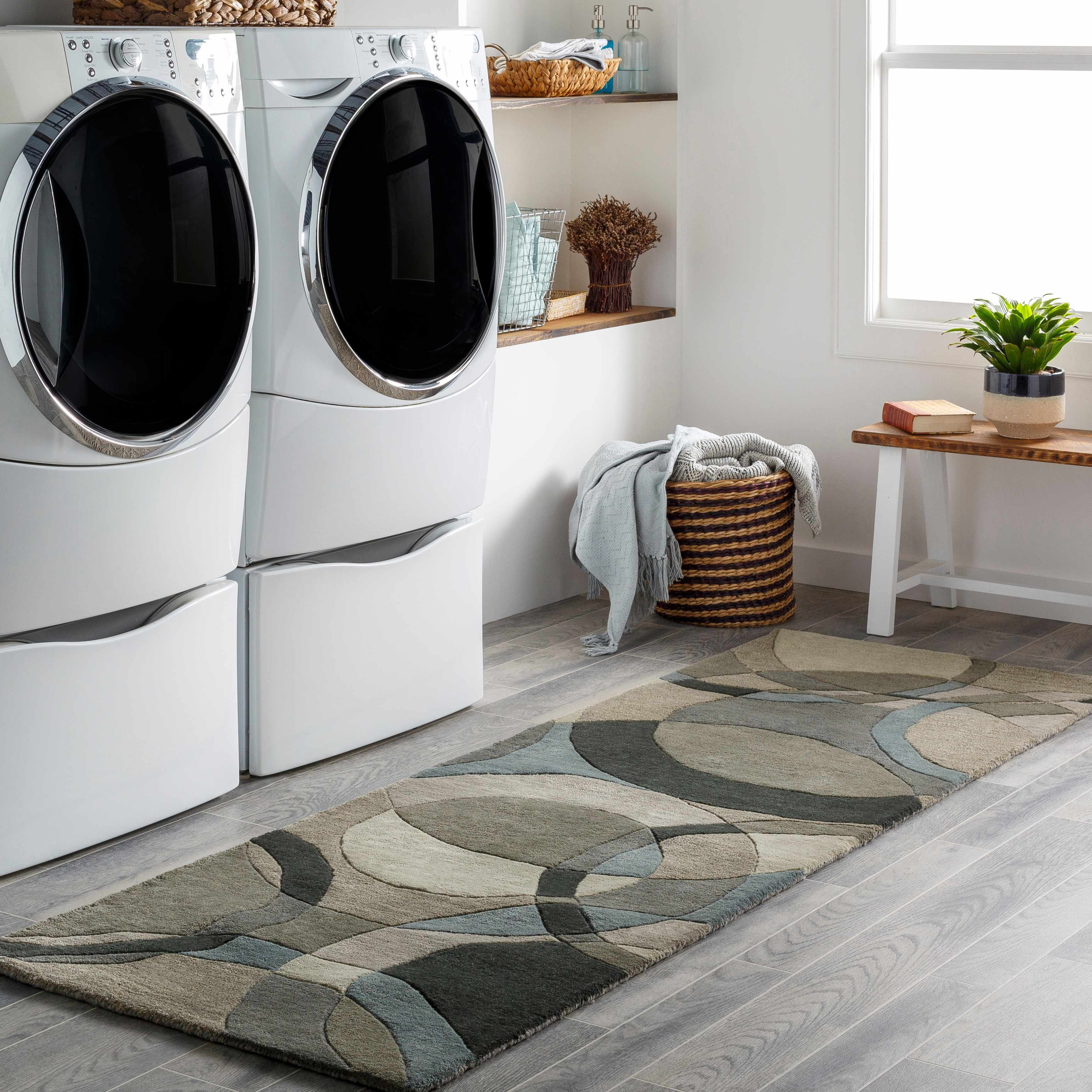 Rilton Gray Wool Carpet - Image 5