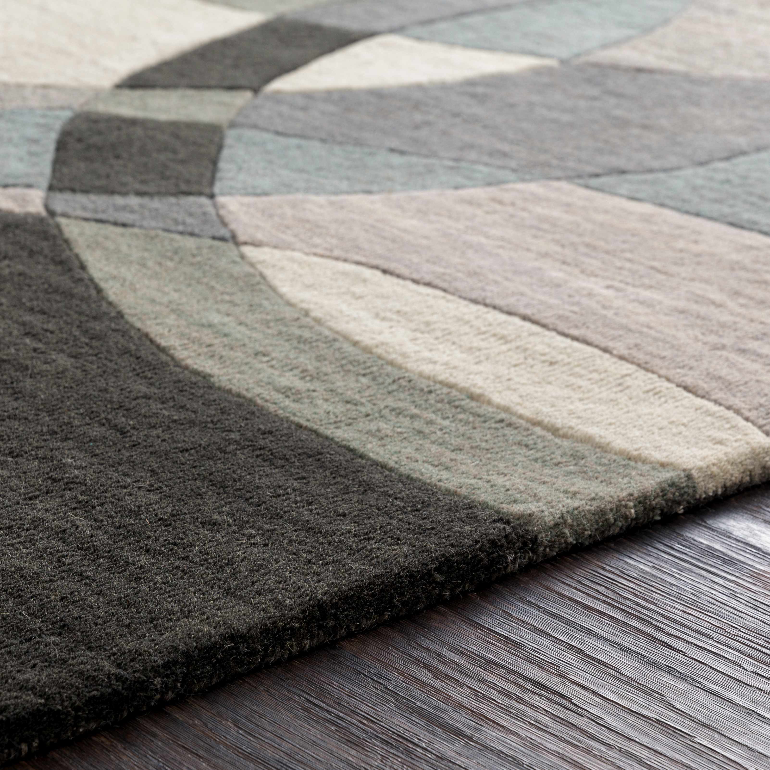 Rilton Gray Wool Carpet - Image 7