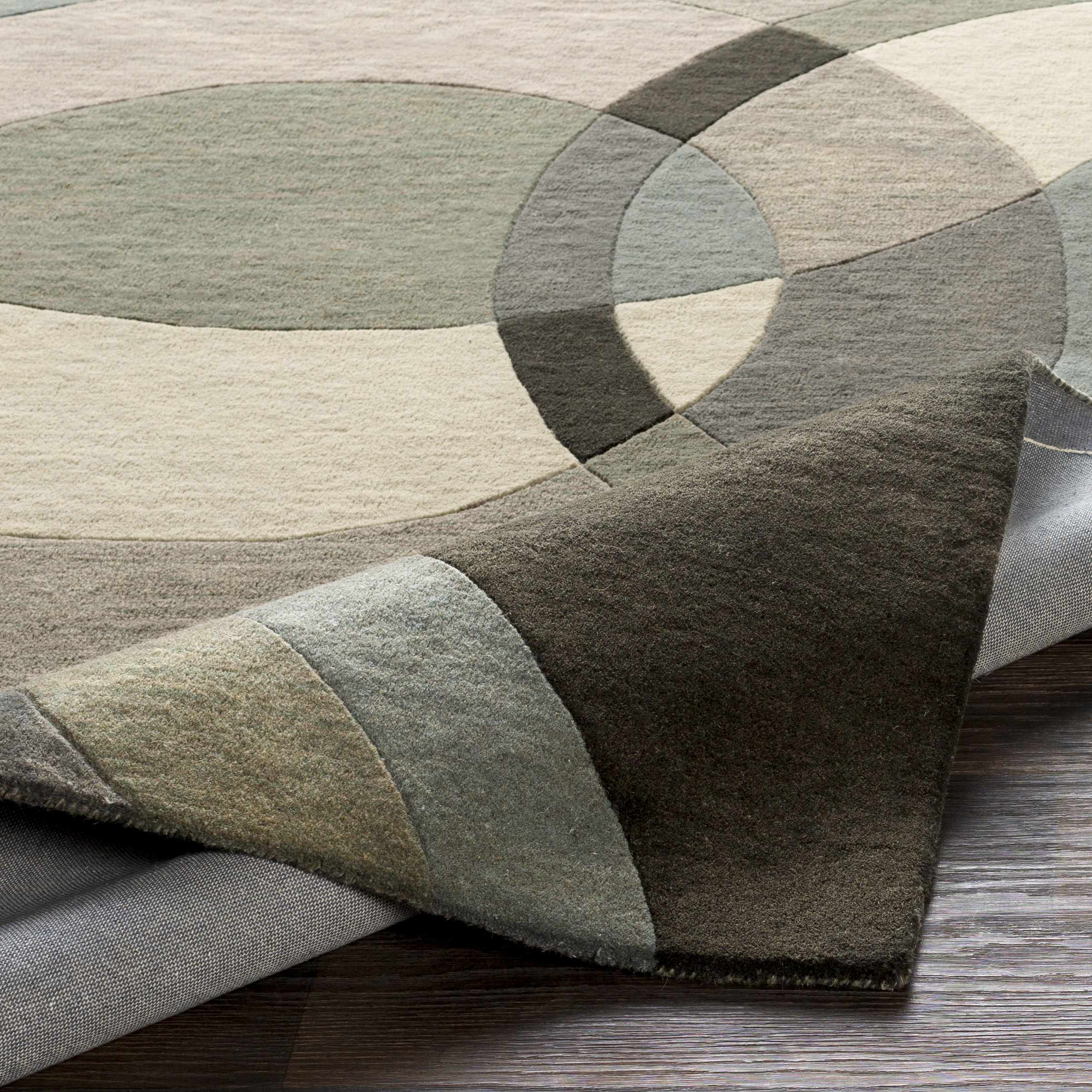 Rilton Gray Wool Carpet - Image 8