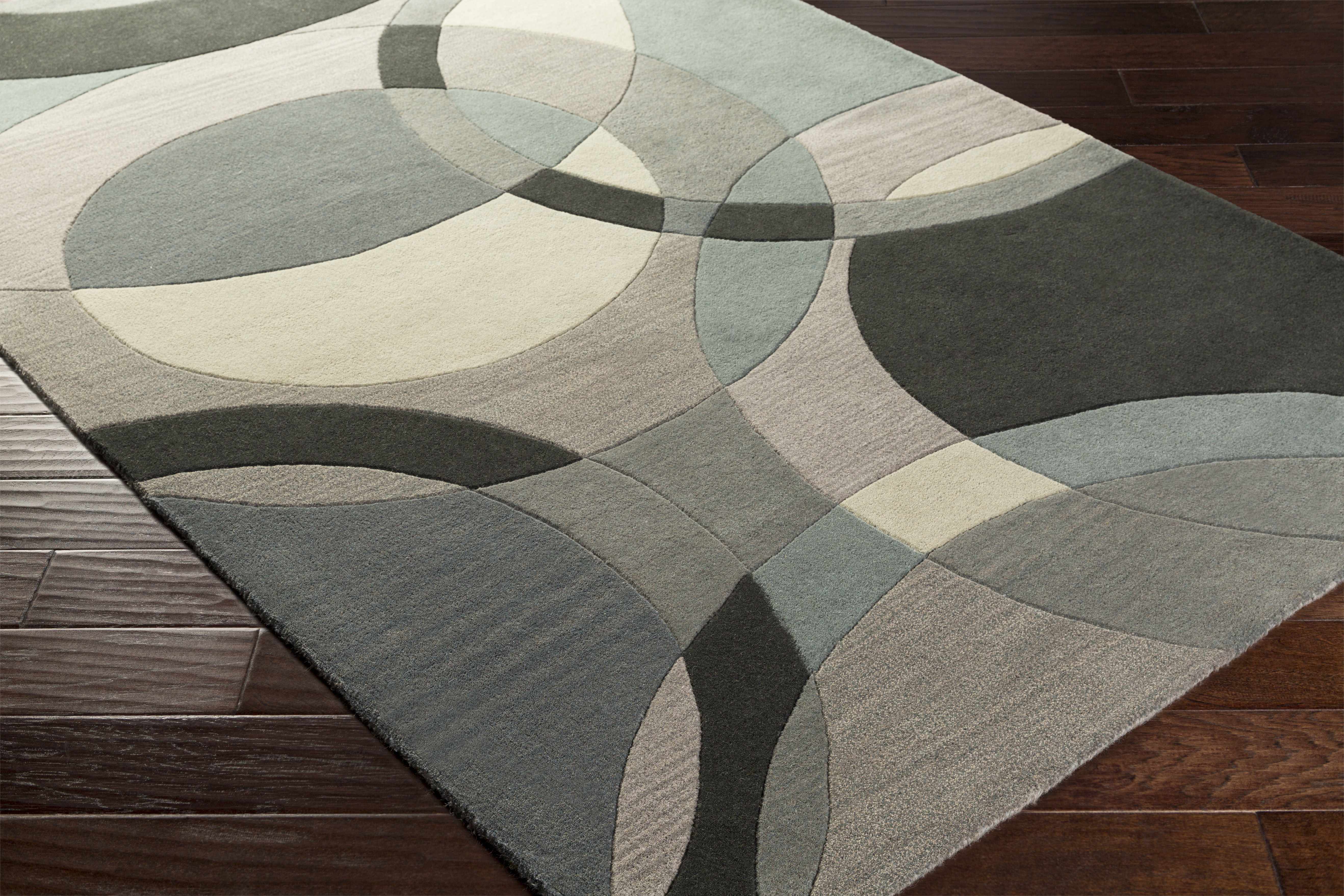 Rilton Gray Wool Carpet - Image 9
