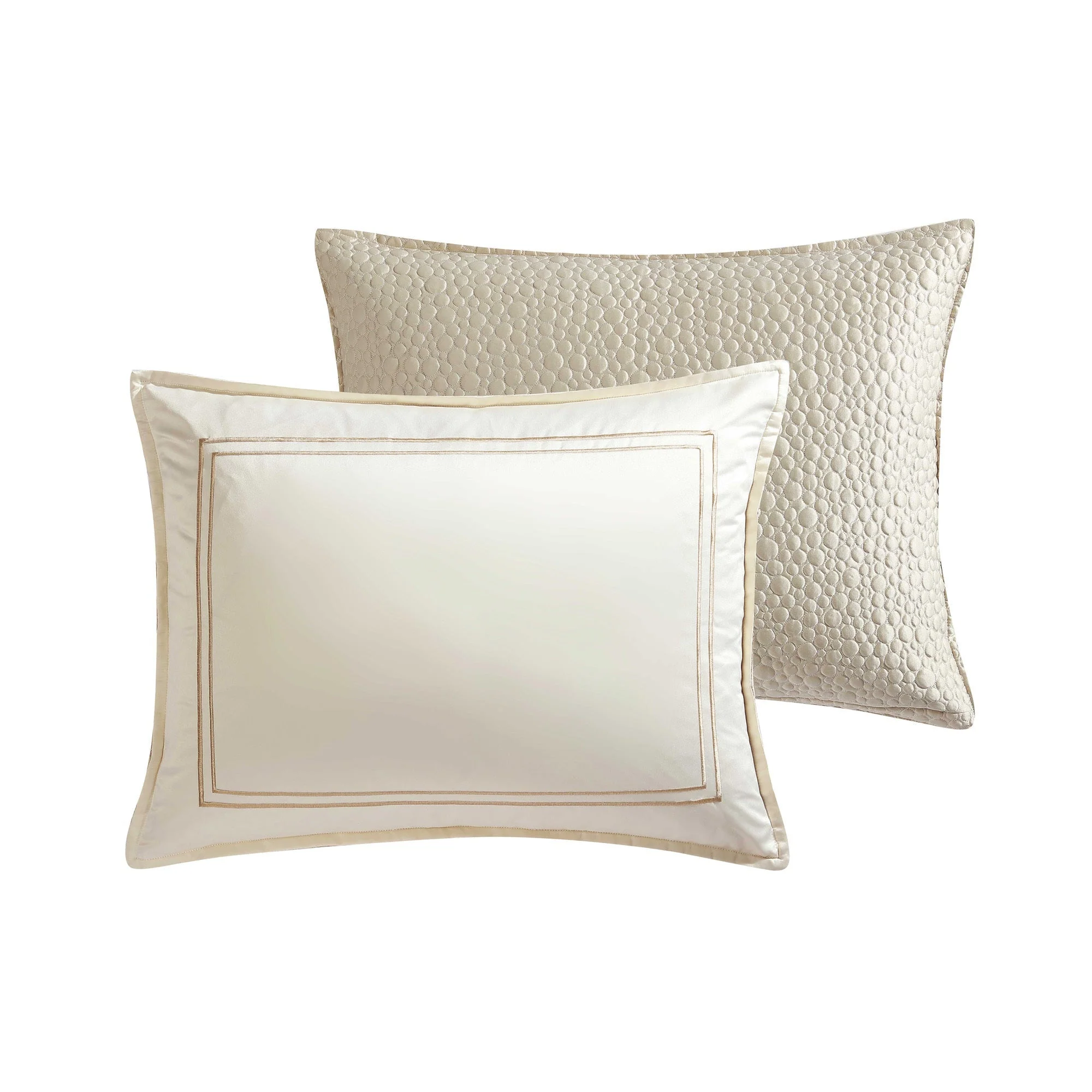Rings 7 PC Reversible Matte Satin Comforter Set - Image 4