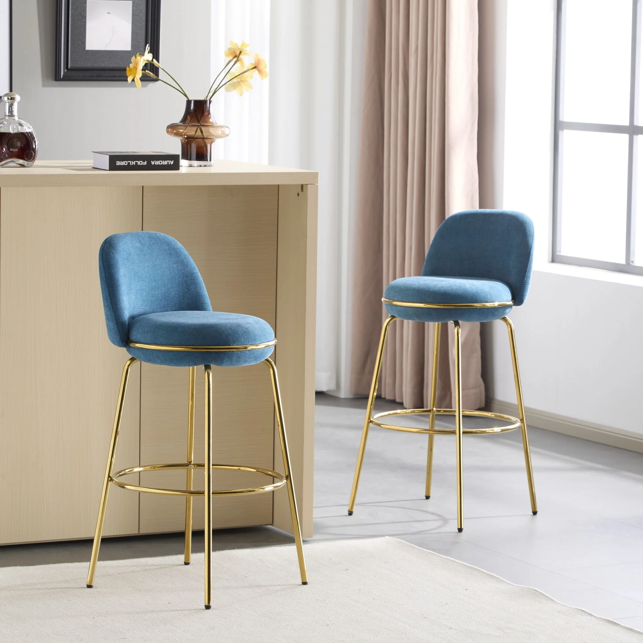 Rio Claro - Indoor Upholstered Barstool (Set of 2) - Image 5