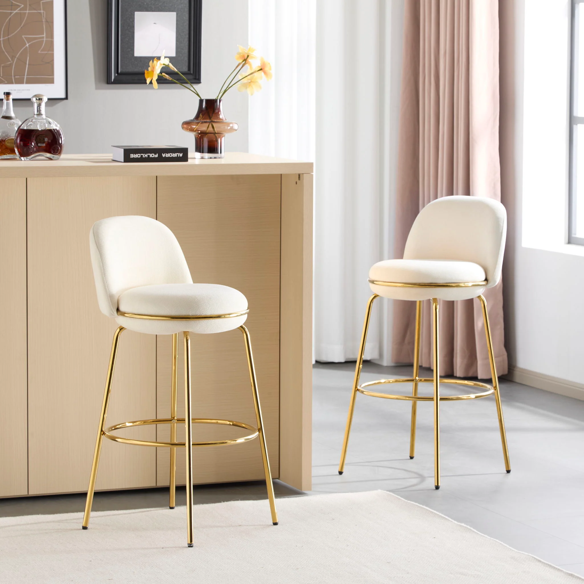 Rio Claro - Indoor Upholstered Barstool (Set of 2) - Image 8