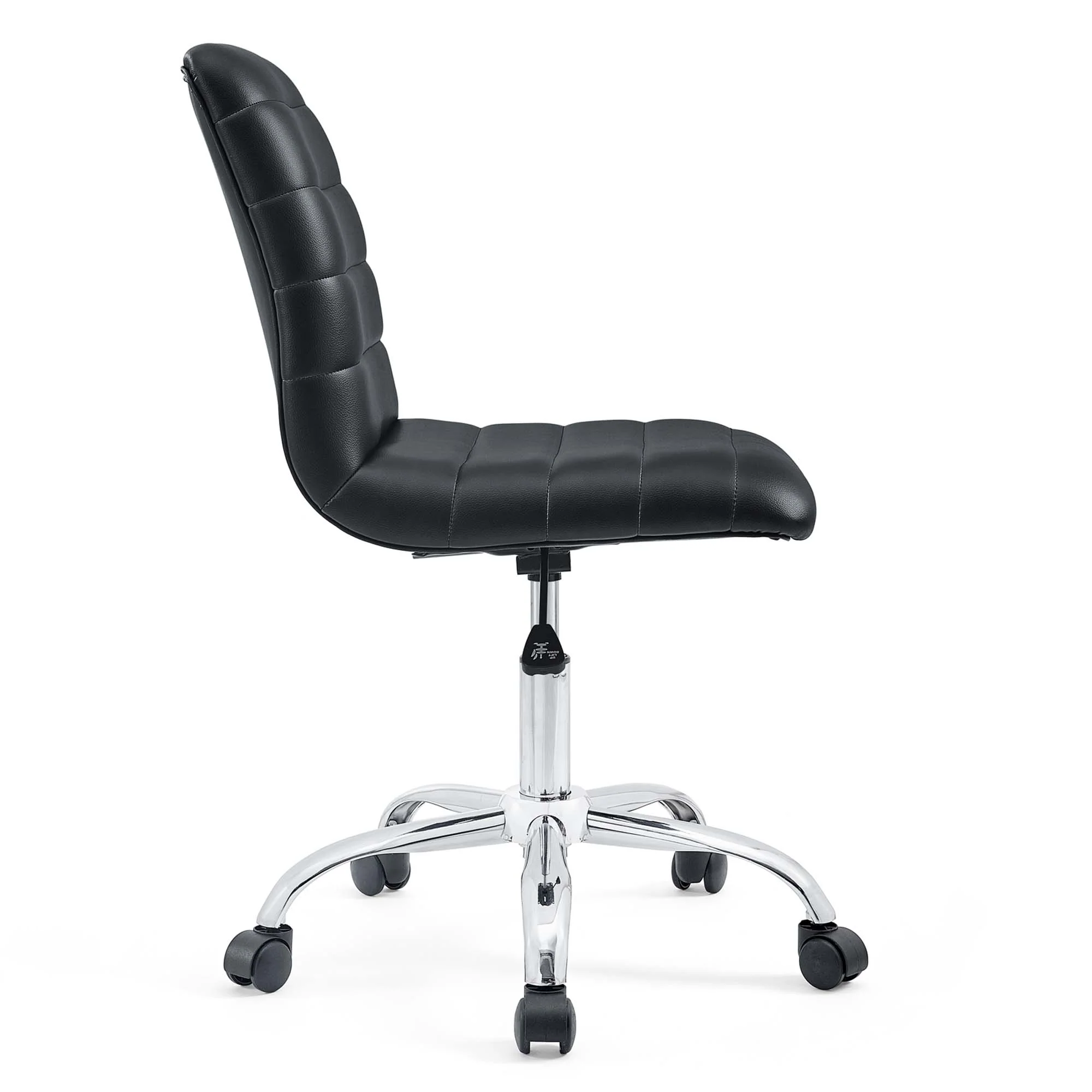 Ripple Armless Mid Back Vinyl Office Chair by Modway - Image 13