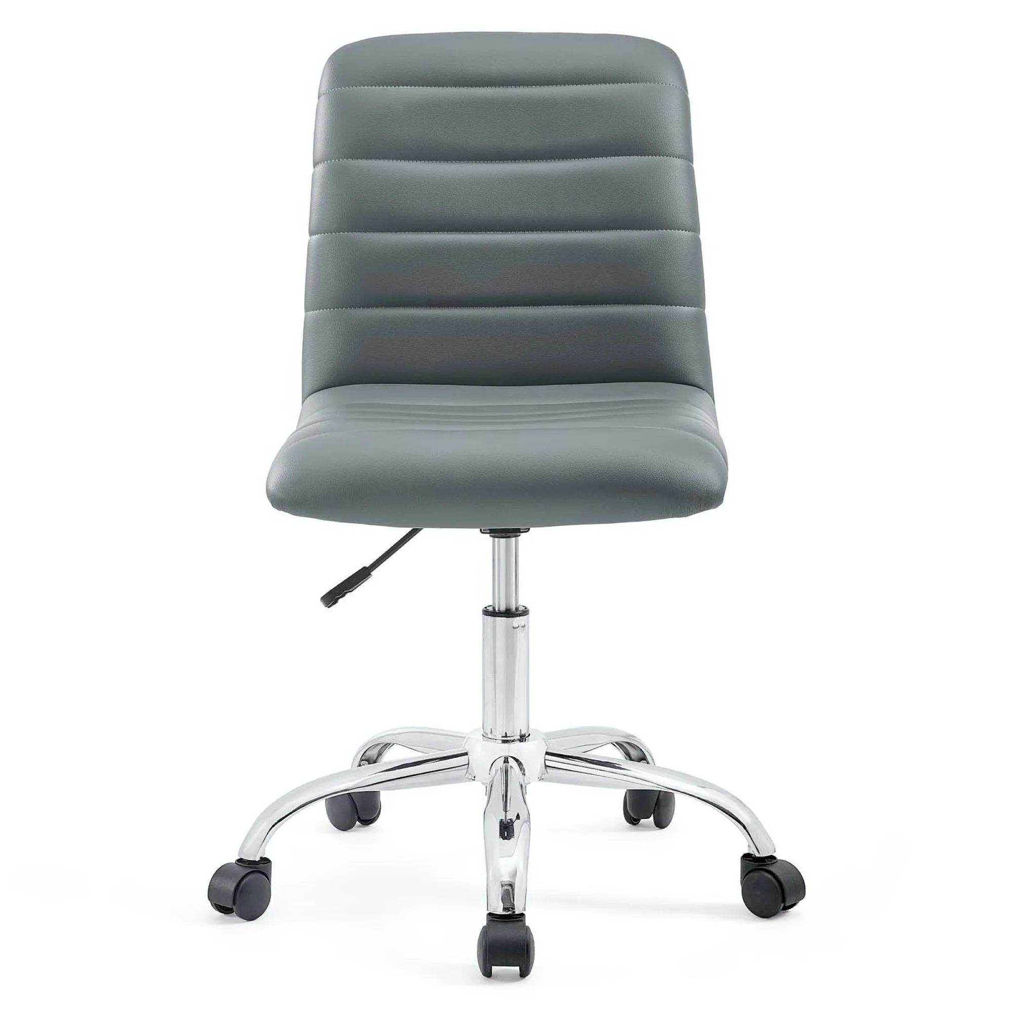 Ripple Armless Mid Back Vinyl Office Chair by Modway - Image 14
