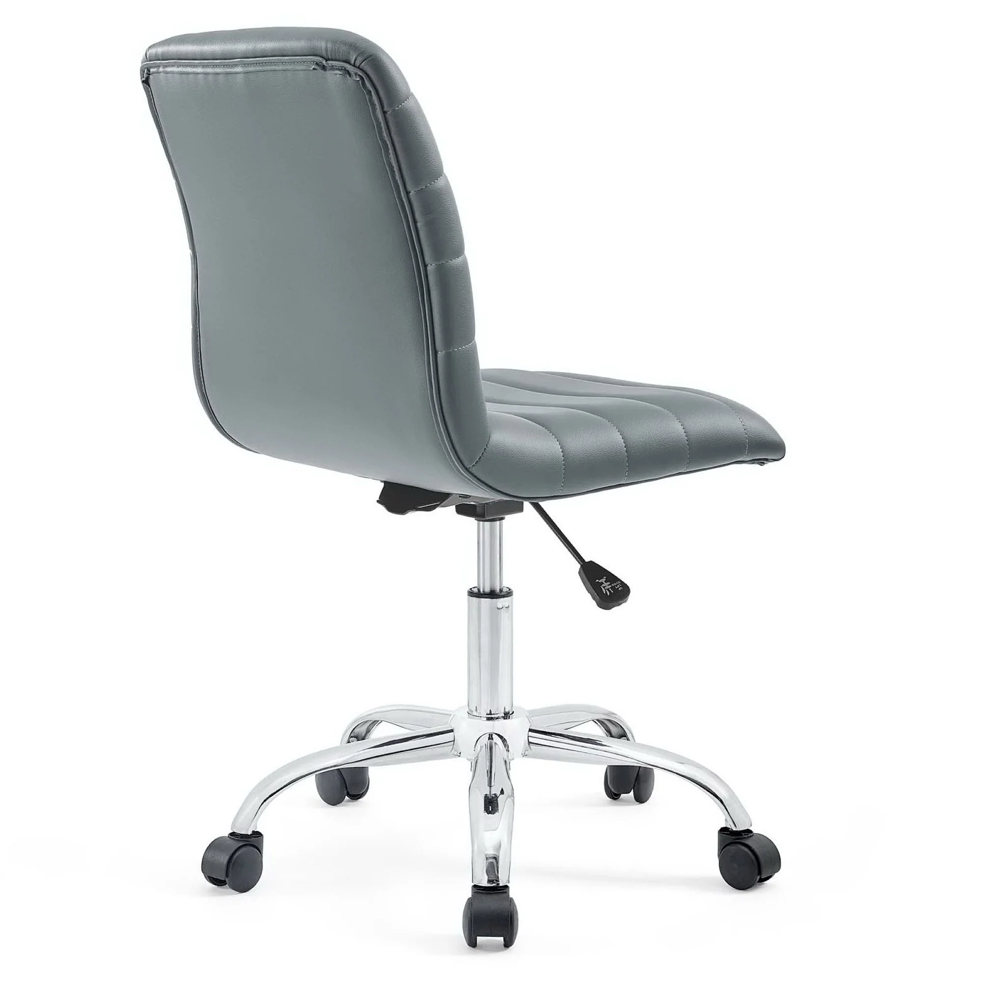 Ripple Armless Mid Back Vinyl Office Chair by Modway - Image 16