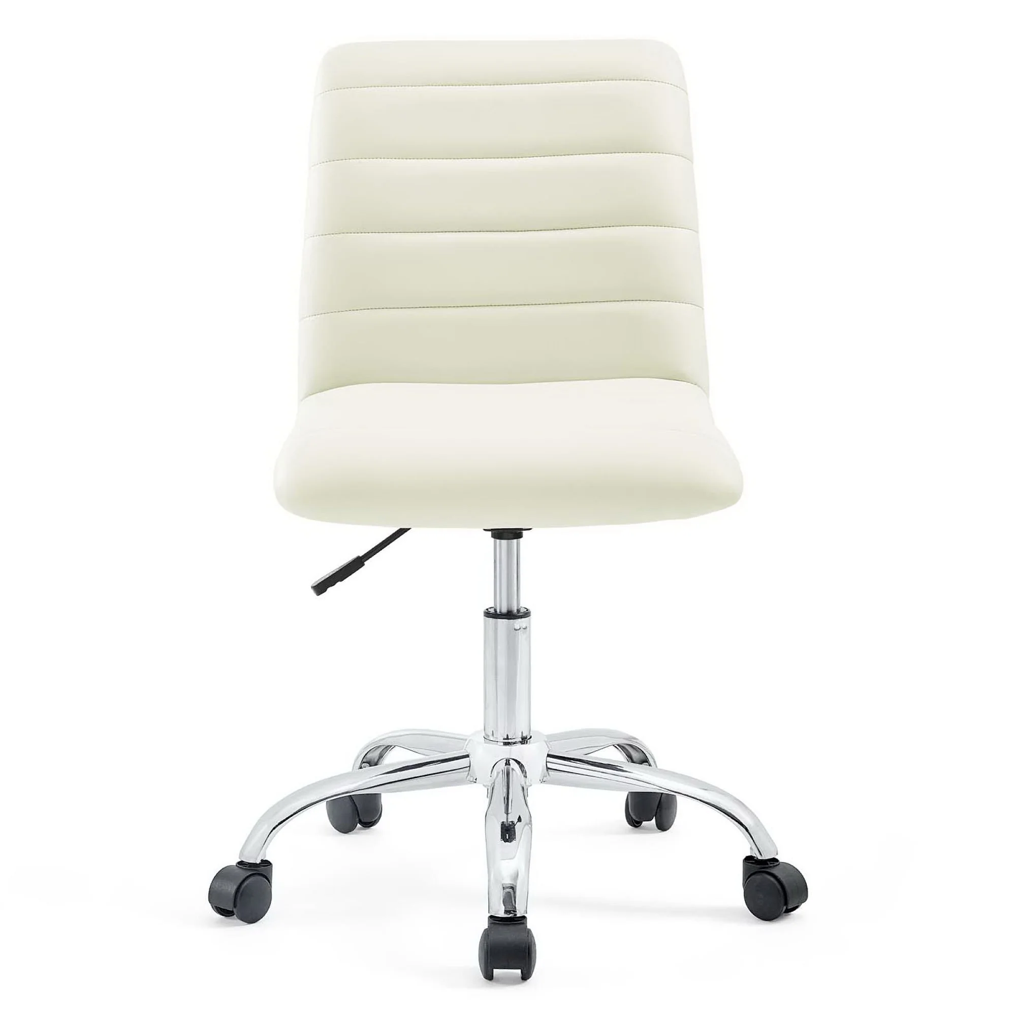 Ripple Armless Mid Back Vinyl Office Chair by Modway - Image 4