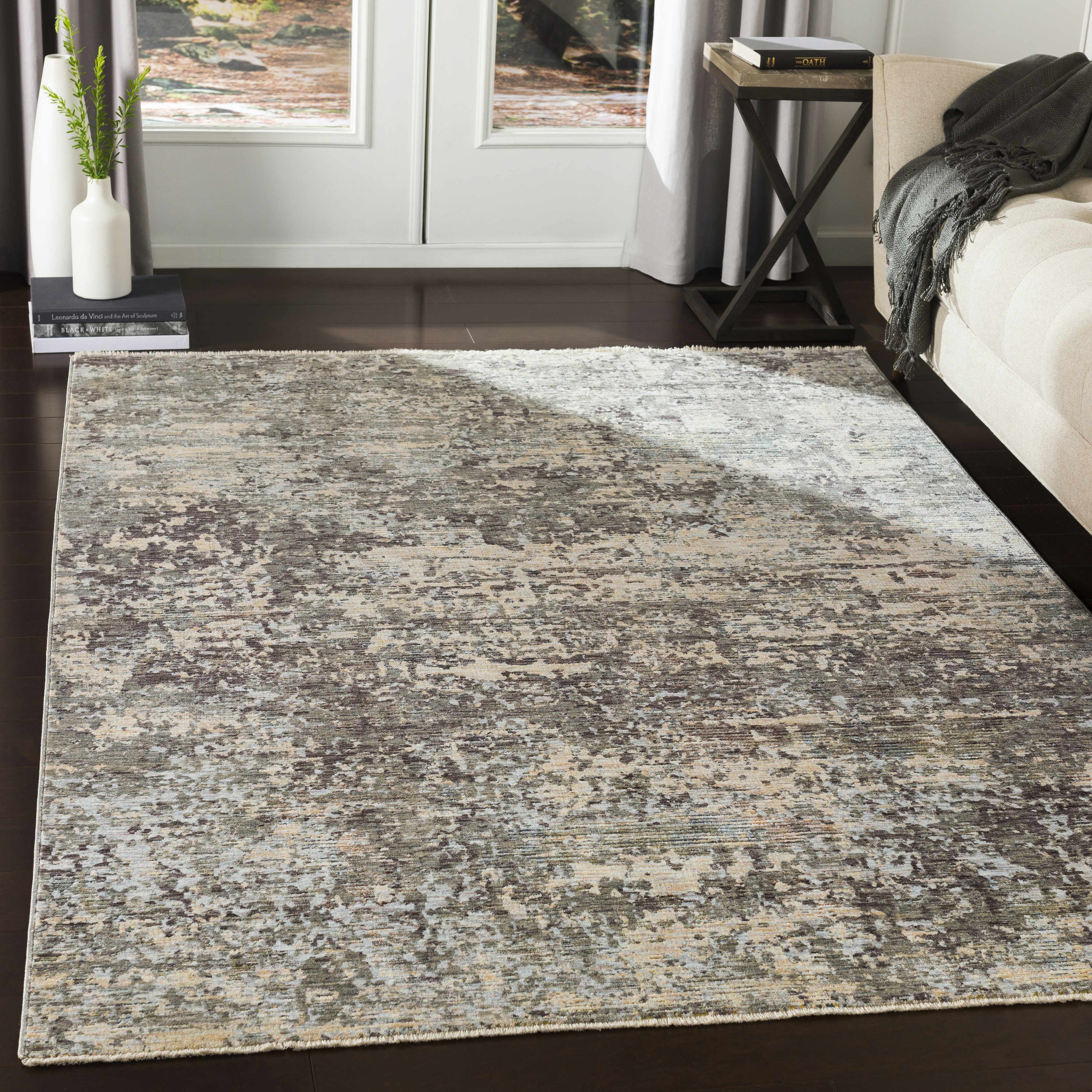 Riverhead Carved Statement Rug - Clearance - Image 2
