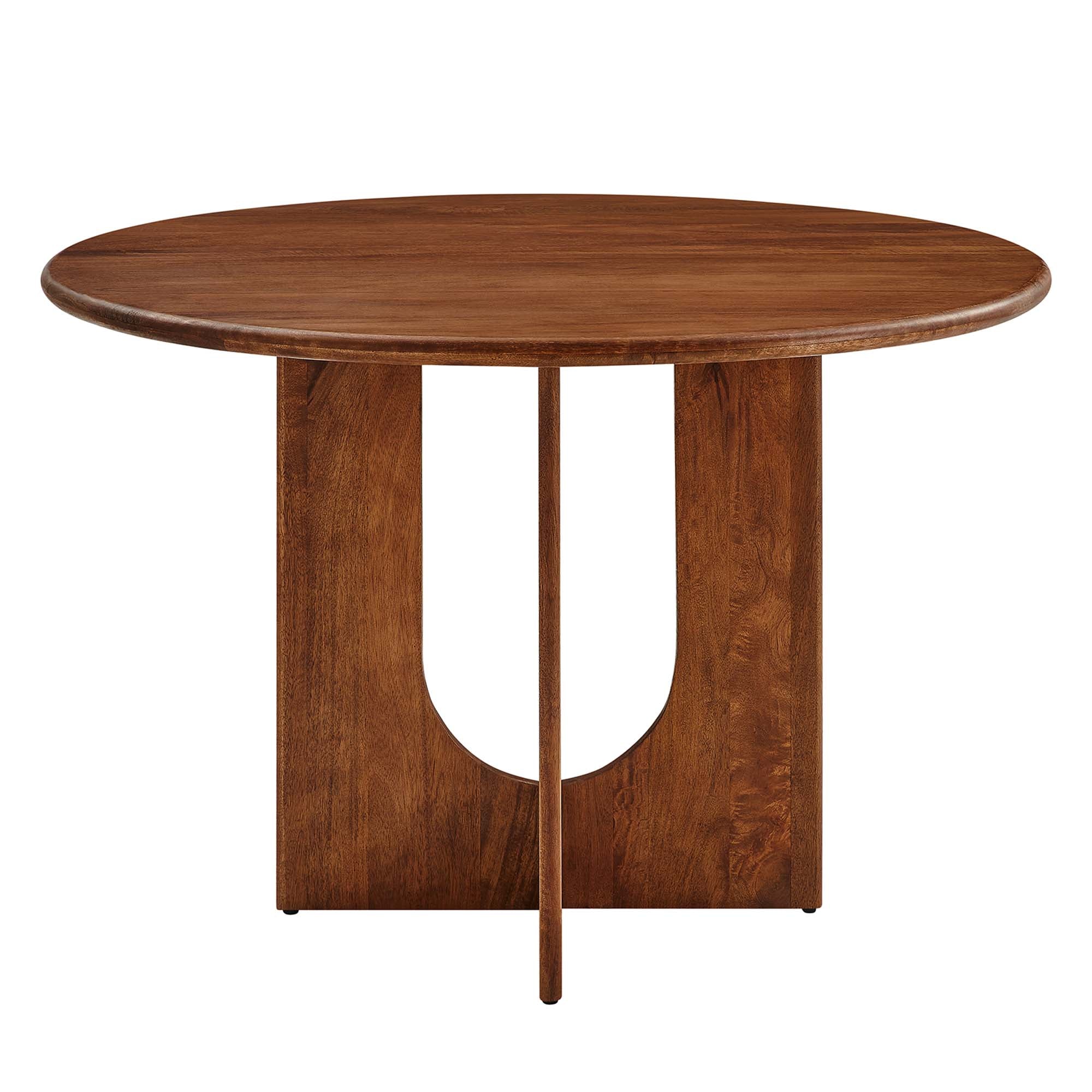 Rivian Round 48" Wood Dining Table by Modway - Image 4
