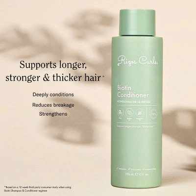 Rizos Curls Biotin Conditioner 10 fl oz - Imperfect Container - Image 5