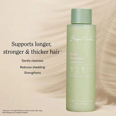 Rizos Curls Biotin Shampoo 10 fl oz - Imperfect Container - Image 5