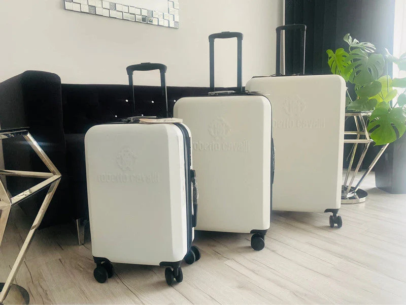 Roberto Cavalli Luxury 3 Piece Expandable Hard Shell Luggage Set - Image 10