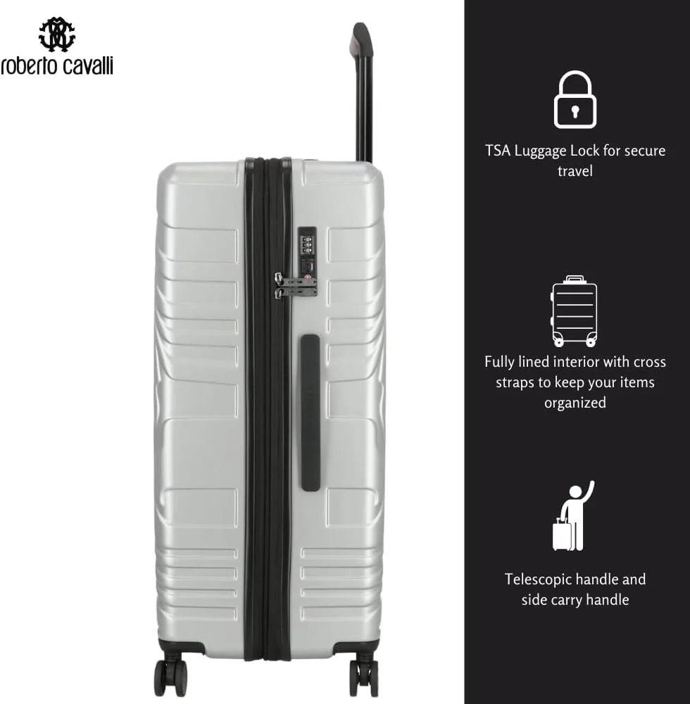 Roberto Cavalli Luxury 3-Piece Luggage Set - Image 13