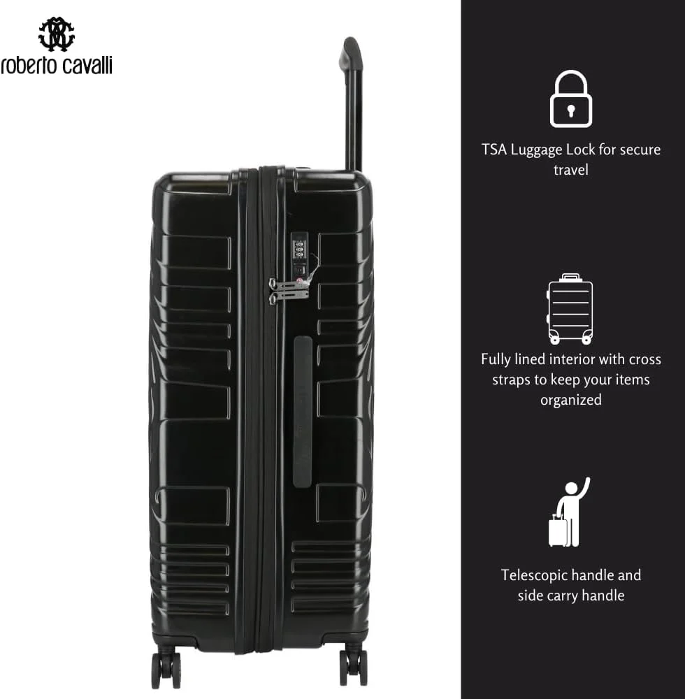 Roberto Cavalli Luxury 3-Piece Luggage Set - Image 4