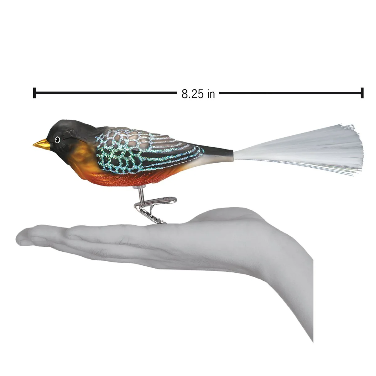 Robin Ornament 2 x 8.25 x 1.75 - Image 4