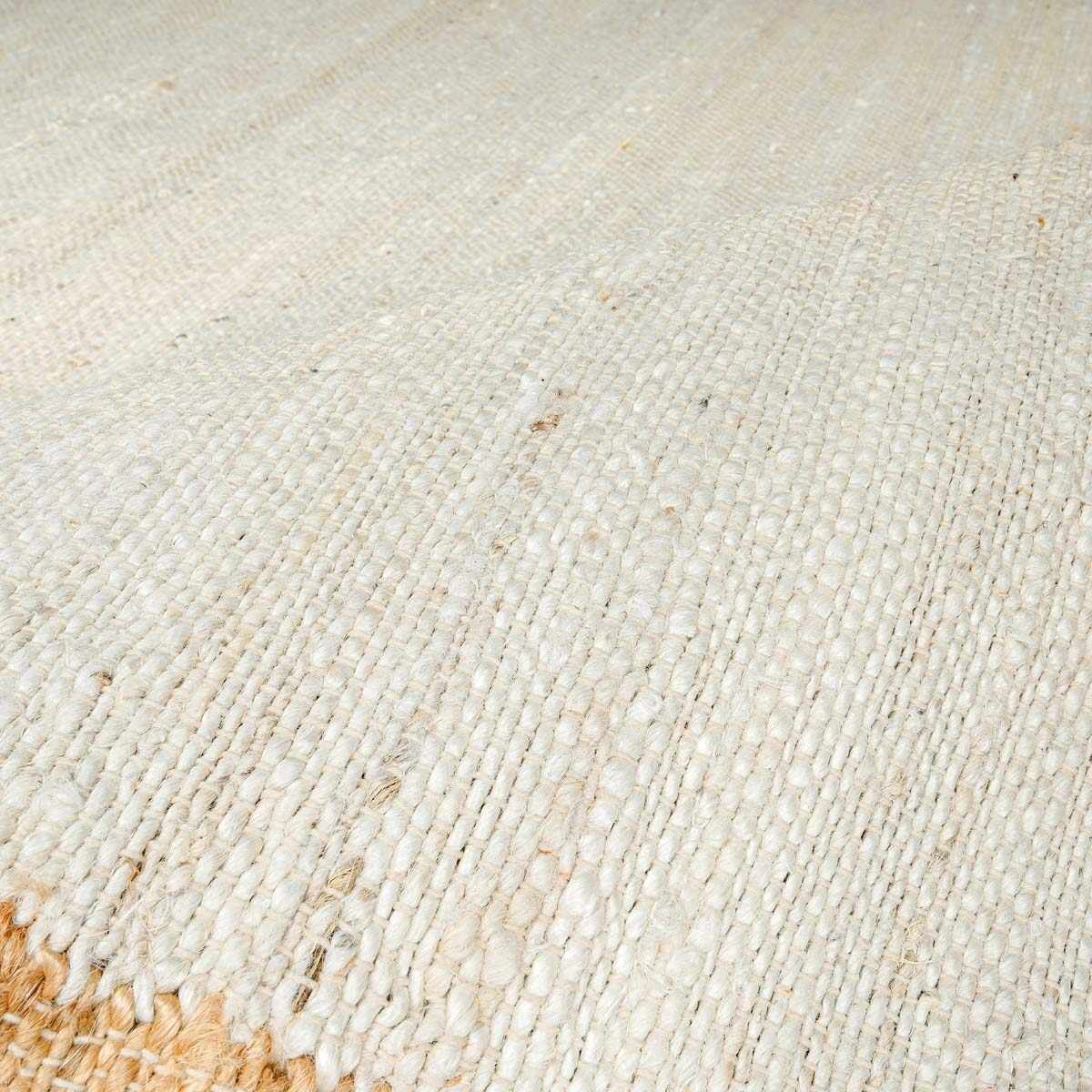 Rocio White Jute Carpet - Image 6