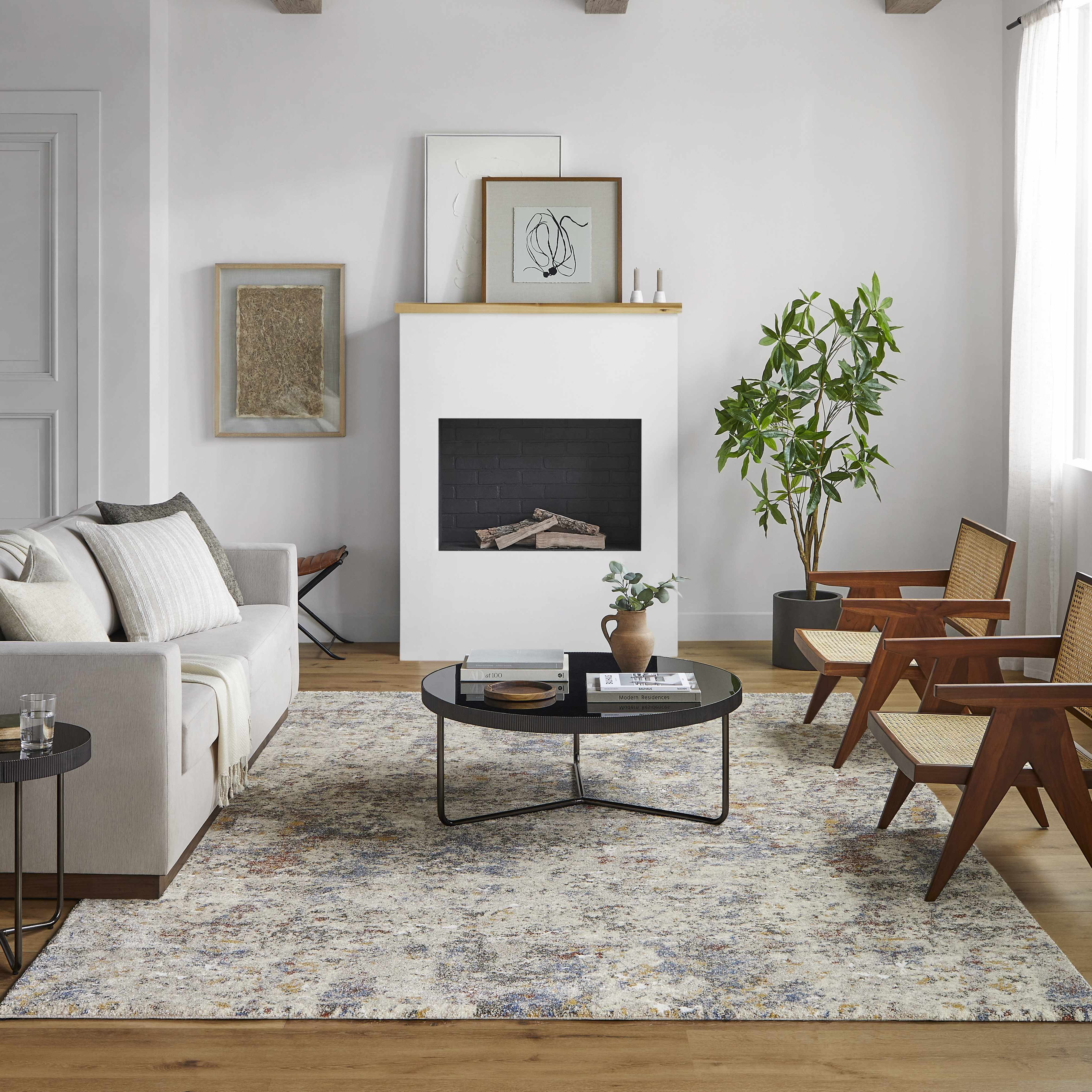 Rock Pattern Thick Area Rug - Image 3