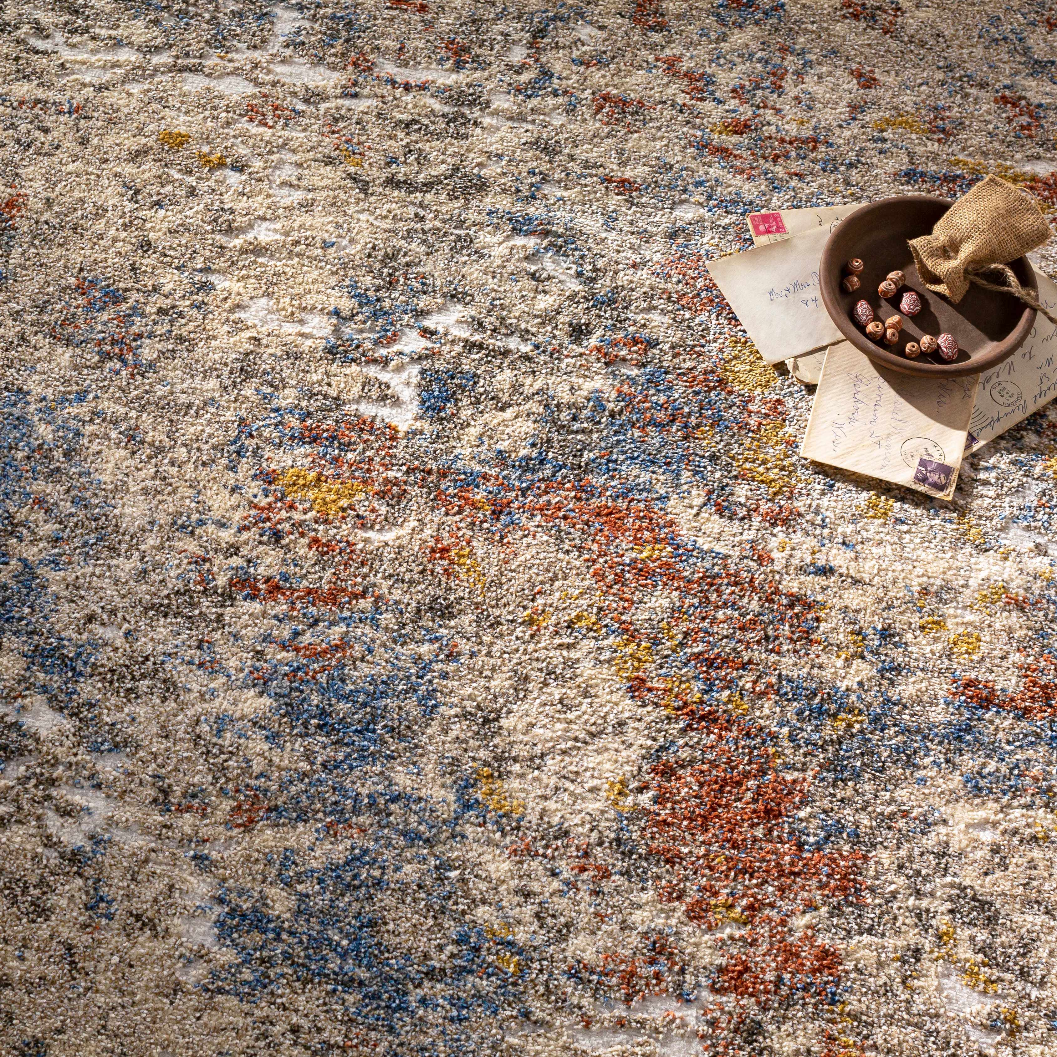 Rock Pattern Thick Area Rug - Image 4
