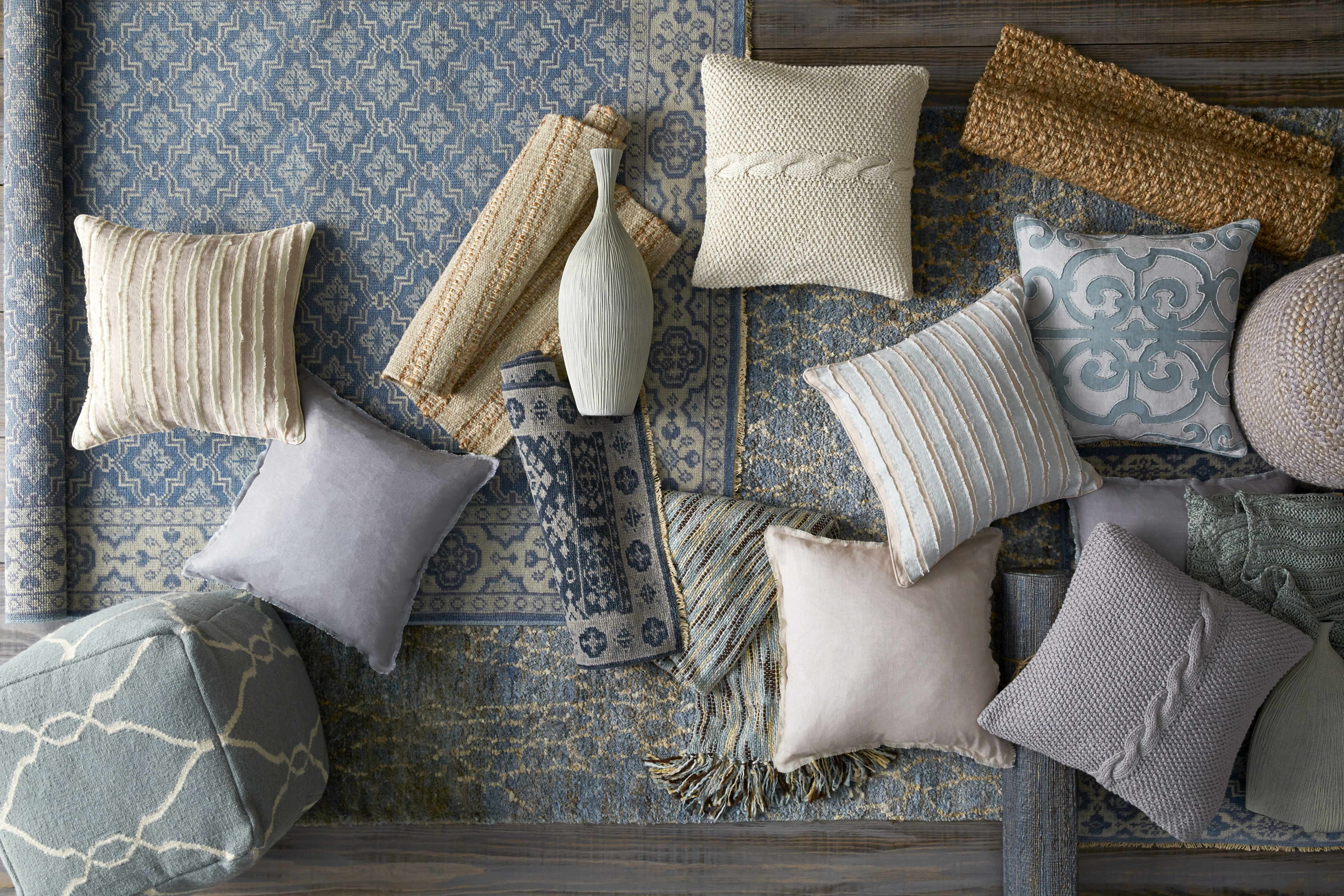 Rockaway Gray Knitted Jute Pouf - Image 5