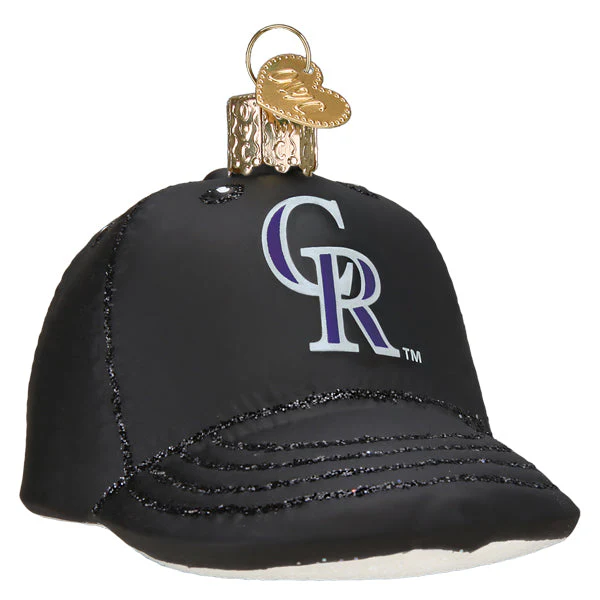 Rockies Baseball Cap Ornament - Image 3