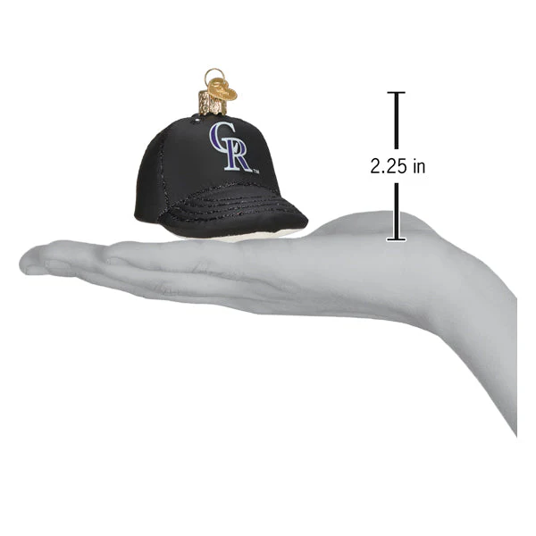 Rockies Baseball Cap Ornament - Image 4