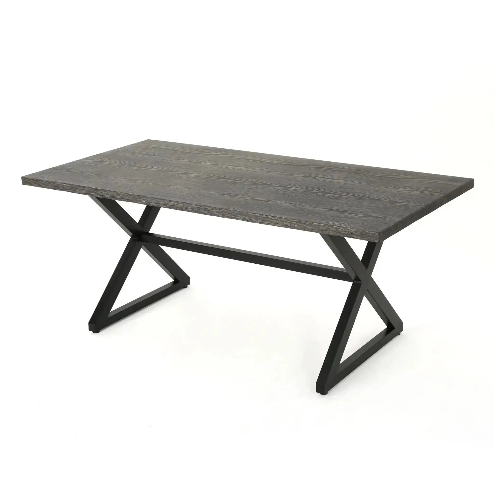 Rolando - Outdoor Aluminum Dining Table With Steel Frame - Image 2