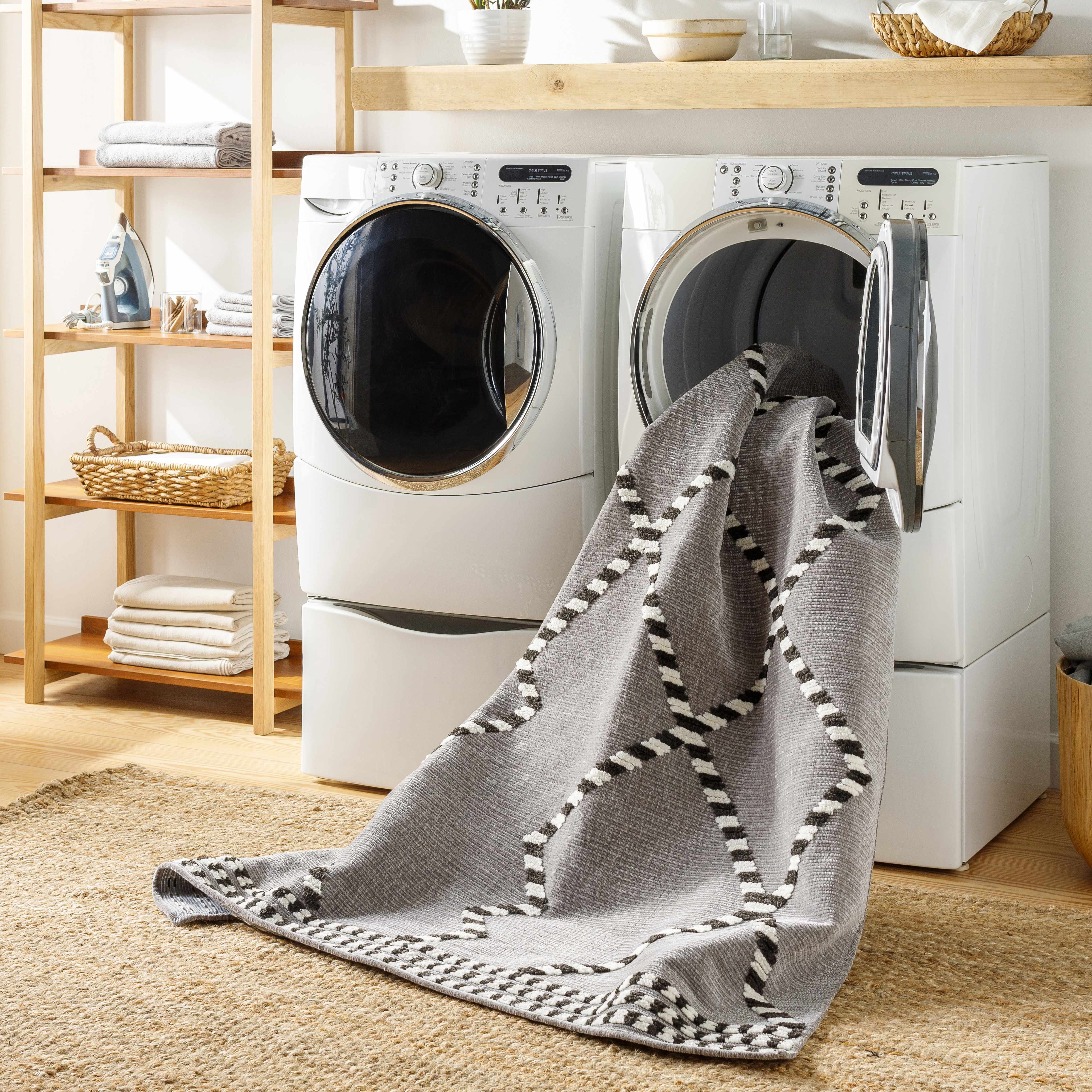 Rolf Textured Washable Rug - Clearance - Image 8