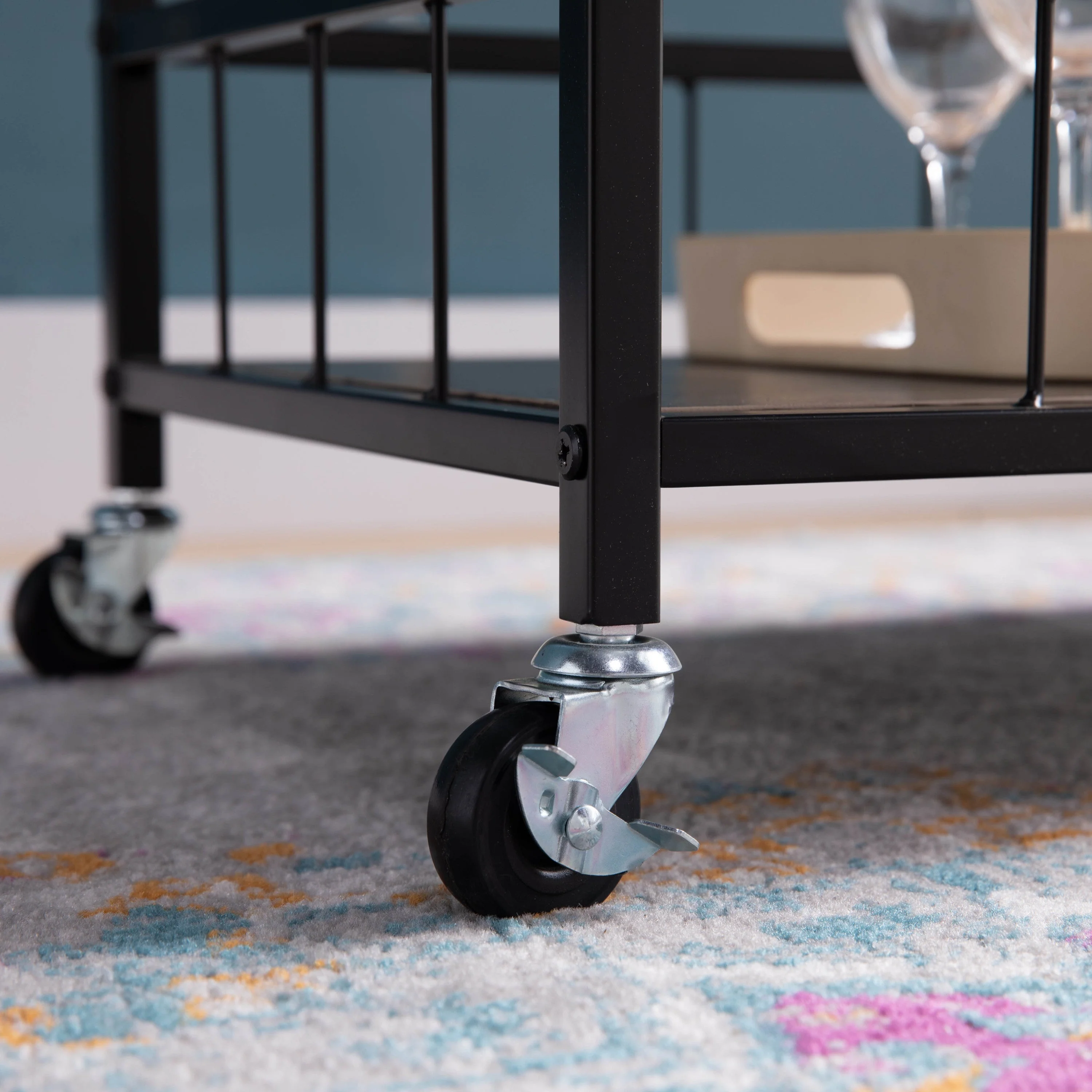 Rolling Kitchen Cart with Three Tiers - Image 3