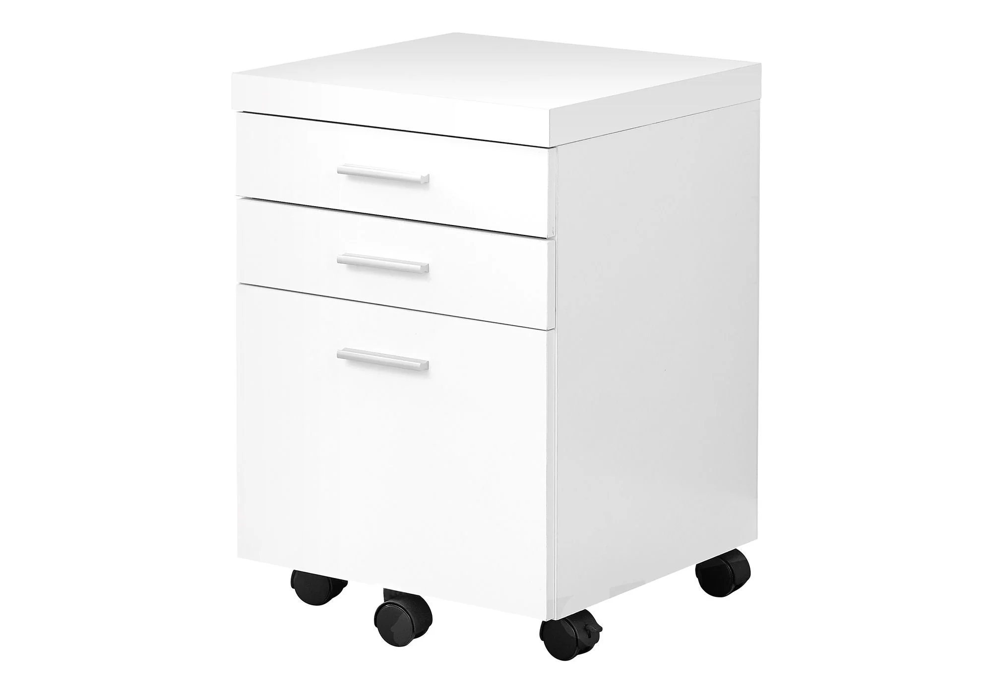 Rolling Mobile File Cabinet with Storage Drawers & Printer Stand - Image 8