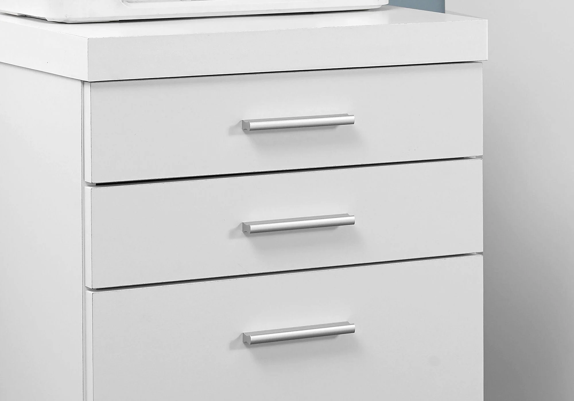 Rolling Mobile File Cabinet with Storage Drawers & Printer Stand - Image 9