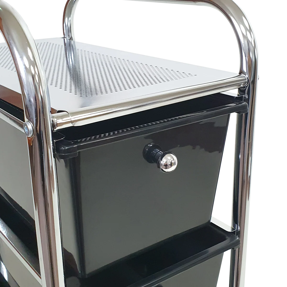 Rolling Storage Cart and Organizer with Plastic Drawers - Image 14
