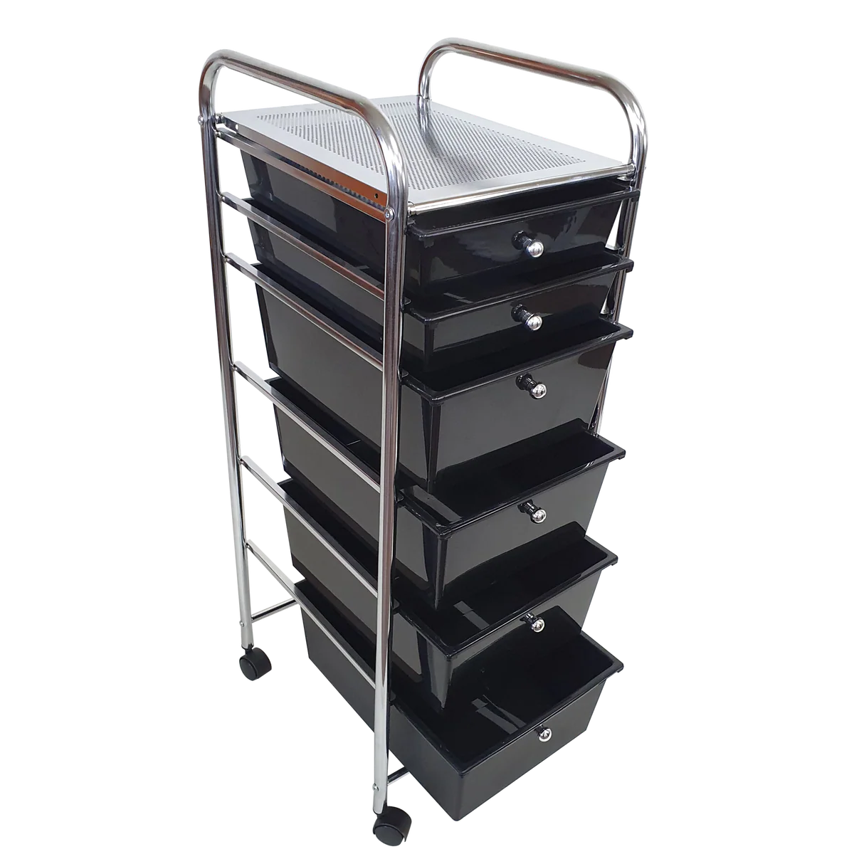 Rolling Storage Cart and Organizer with Plastic Drawers - Image 26