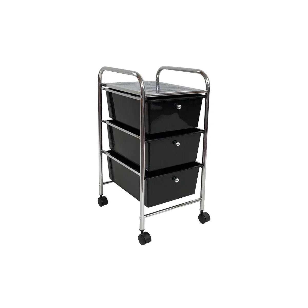 Rolling Storage Cart and Organizer with Plastic Drawers - Image 9