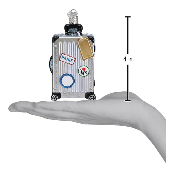 Rolling Suitcase Christmas Ornament - Image 6