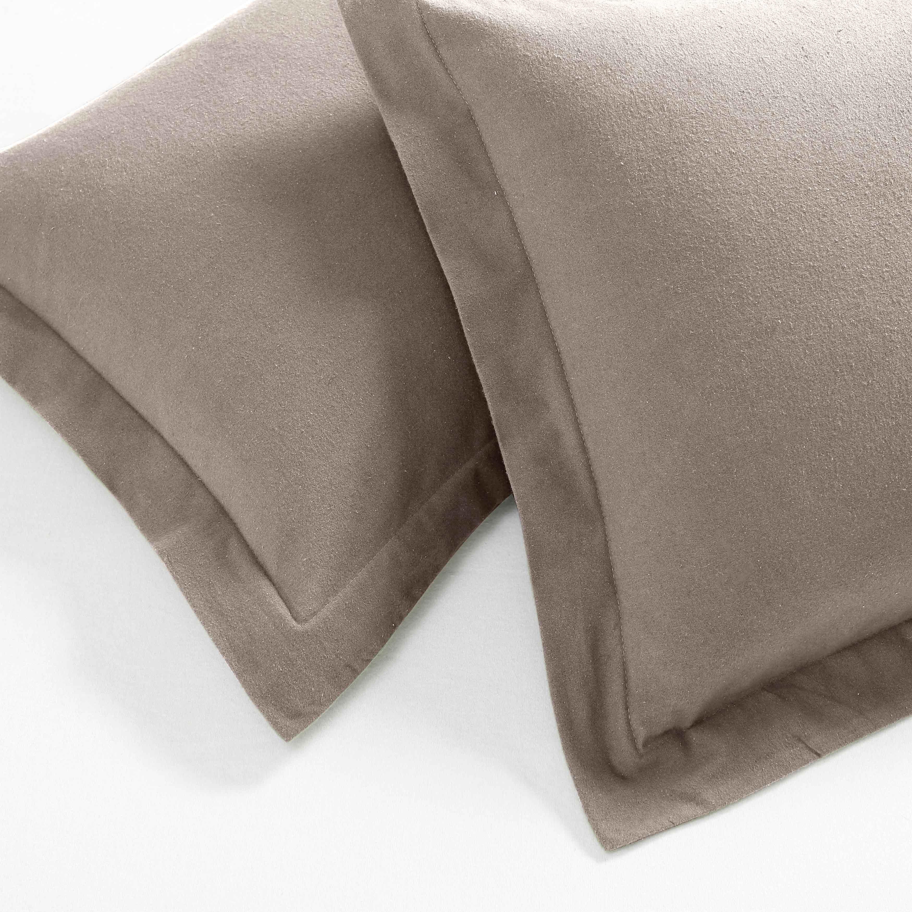 Rome Flannel Cotton Fuzzy Warm Solid Duvet Cover Set - Image 16