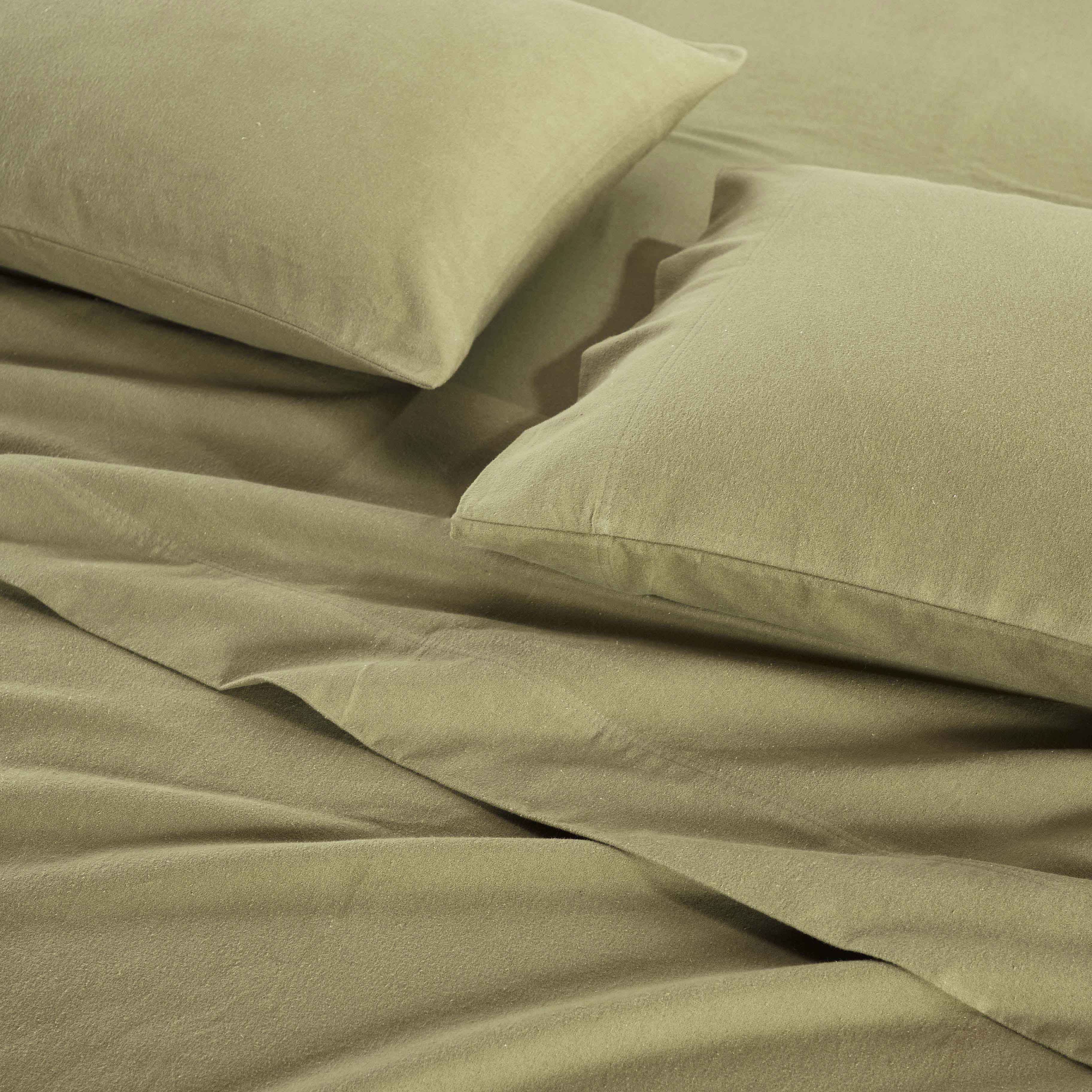 100% Cotton Flannel Sheet Set Solid Deep Pocket Fuzzy Warm Rome - Image 16