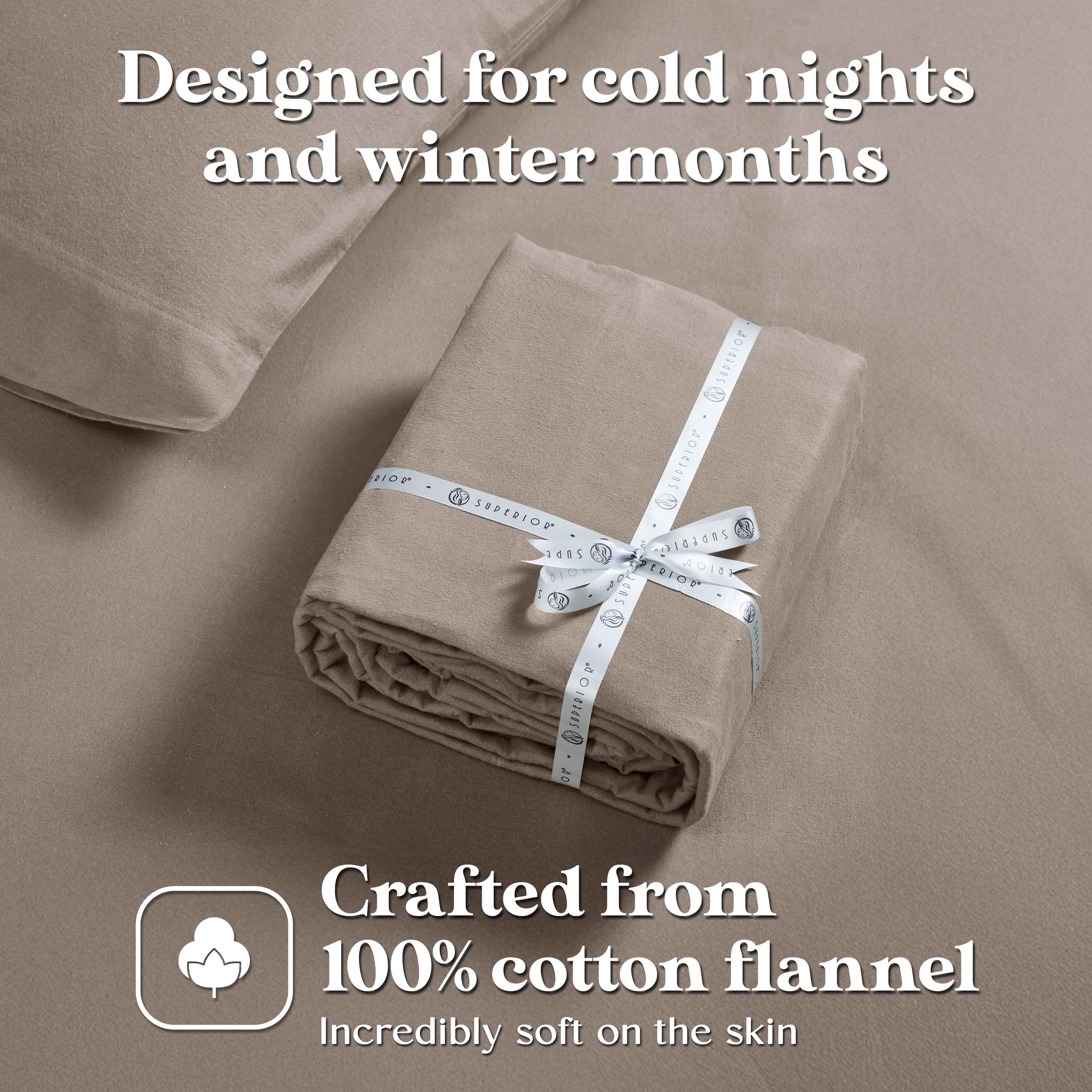 100% Cotton Flannel Sheet Set Solid Deep Pocket Fuzzy Warm Rome - Image 23