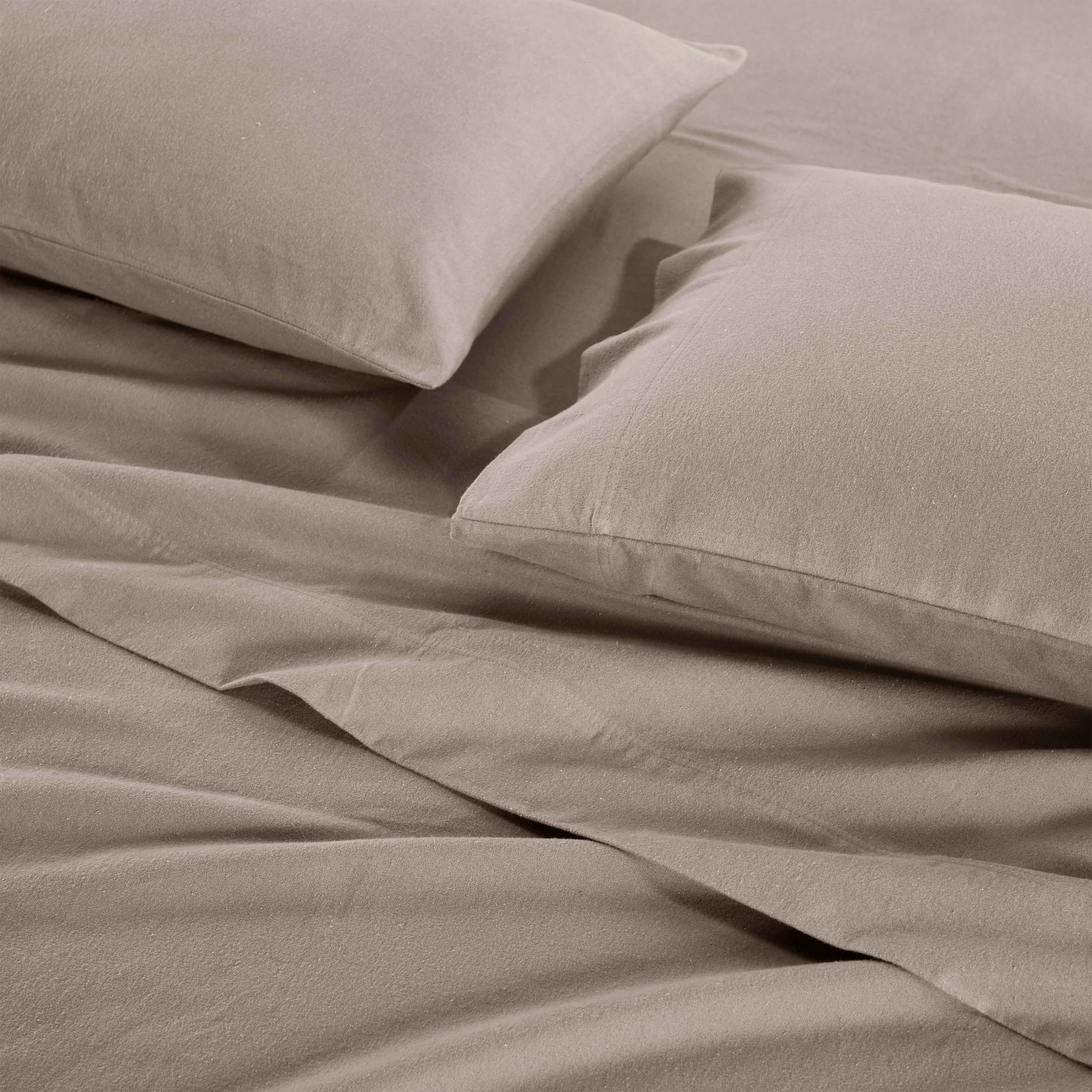 100% Cotton Flannel Sheet Set Solid Deep Pocket Fuzzy Warm Rome - Image 25