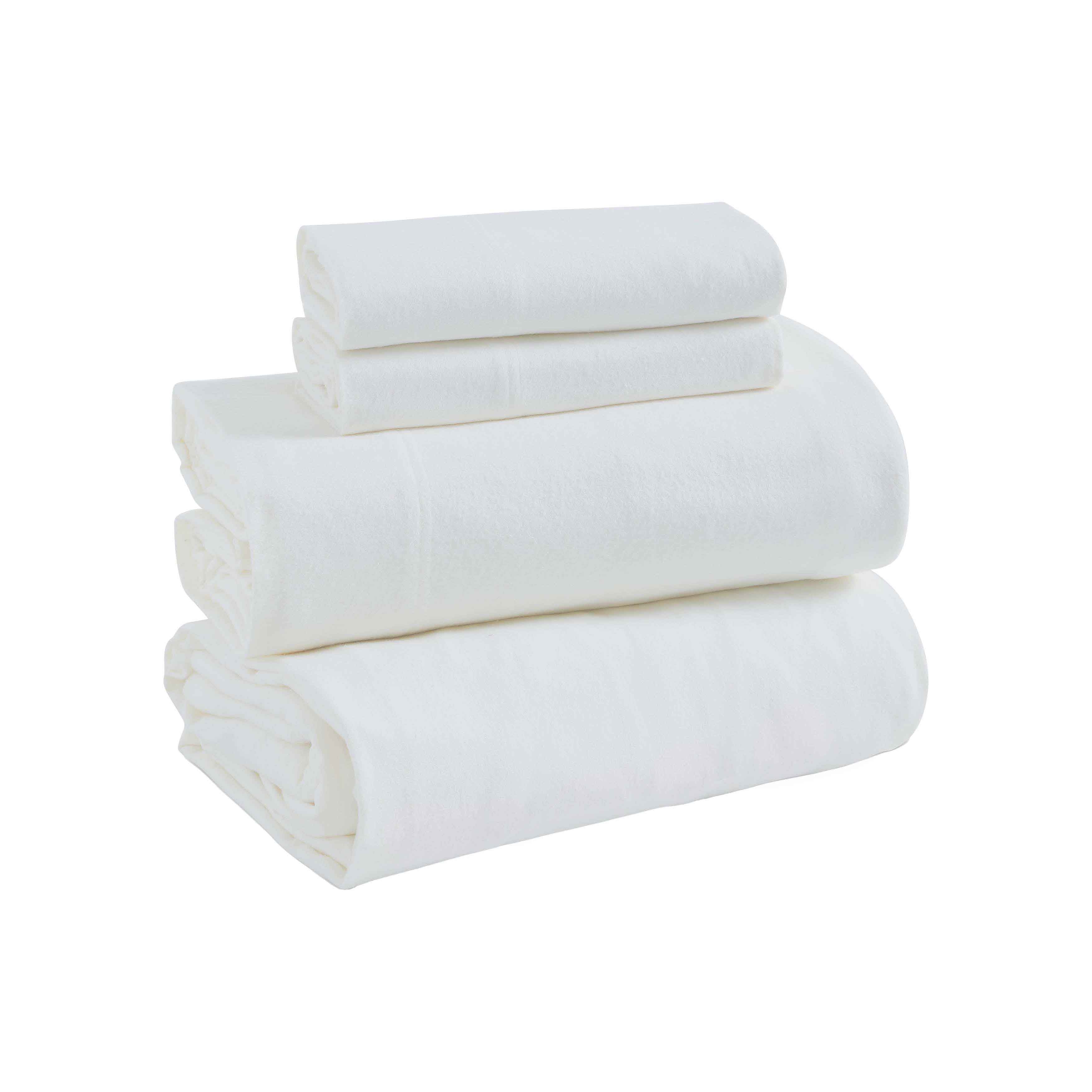 100% Cotton Flannel Sheet Set Solid Deep Pocket Fuzzy Warm Rome - Image 29